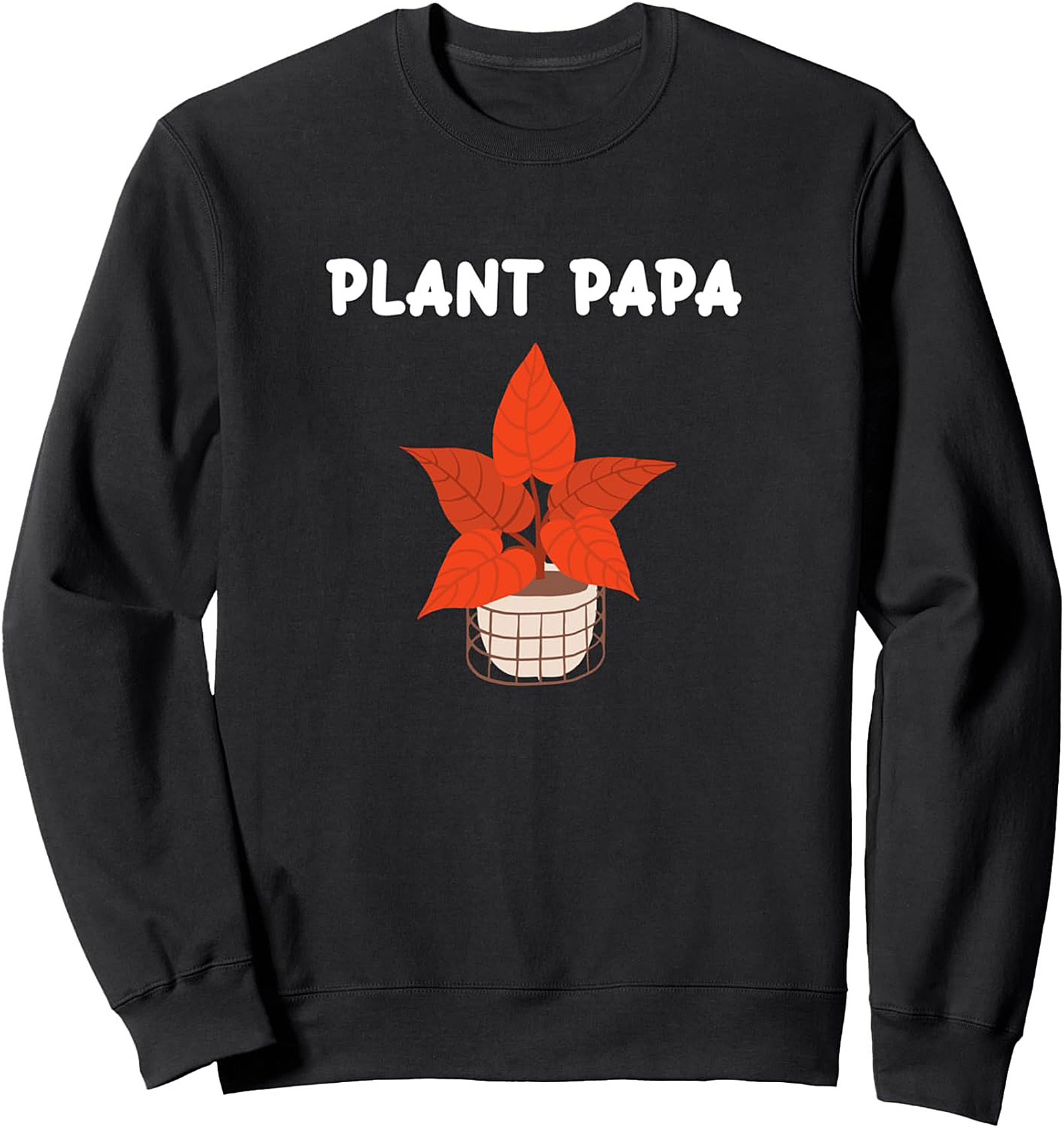 Plant Papa Graphic Sweatshirt | Cozy Plant Lover Crewneck