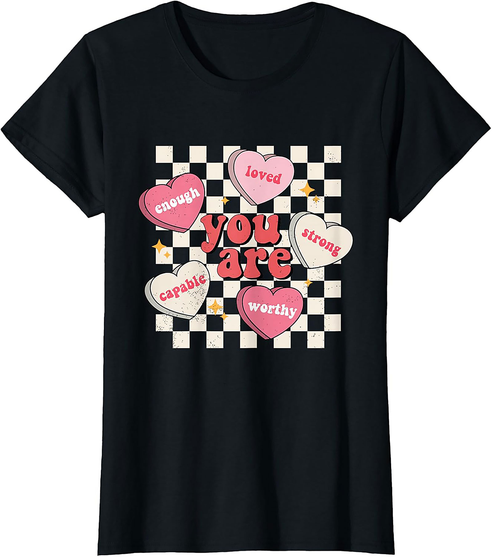 Positive Affirmation T-shirt Retro Self-Love Graphic Tee