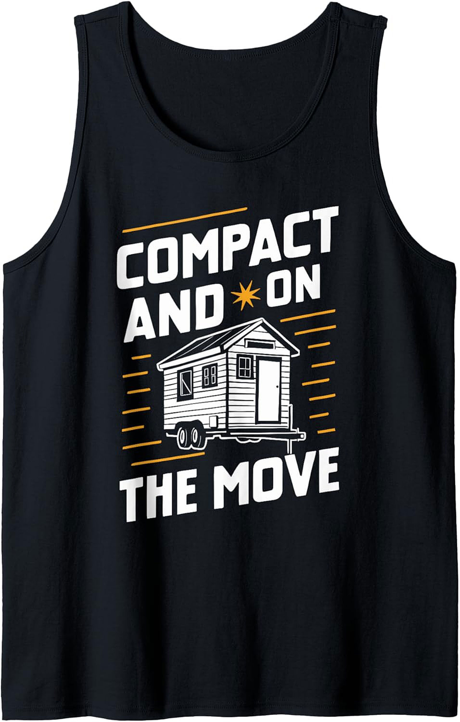 Tiny House "Compact and On The Move" Graphic Tank Top