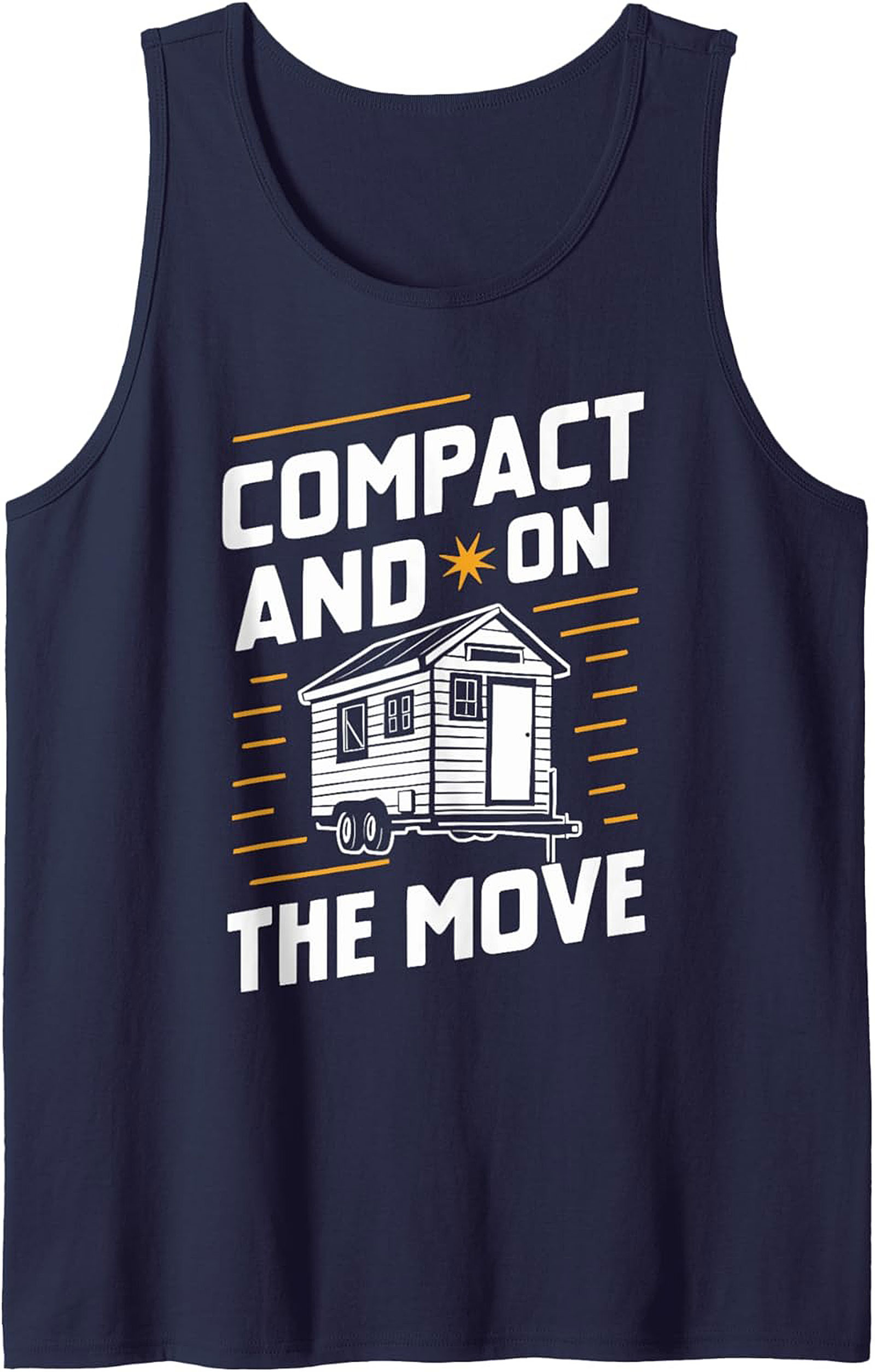 Tiny House "Compact and On The Move" Graphic Tank Top