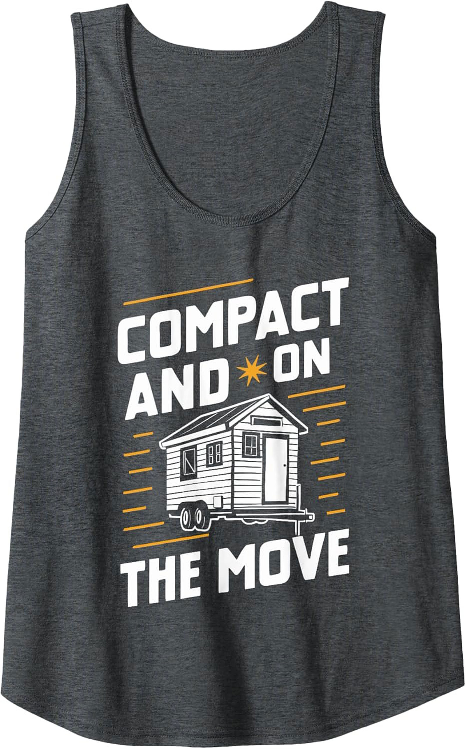 Tiny House "Compact and On The Move" Graphic Tank Top