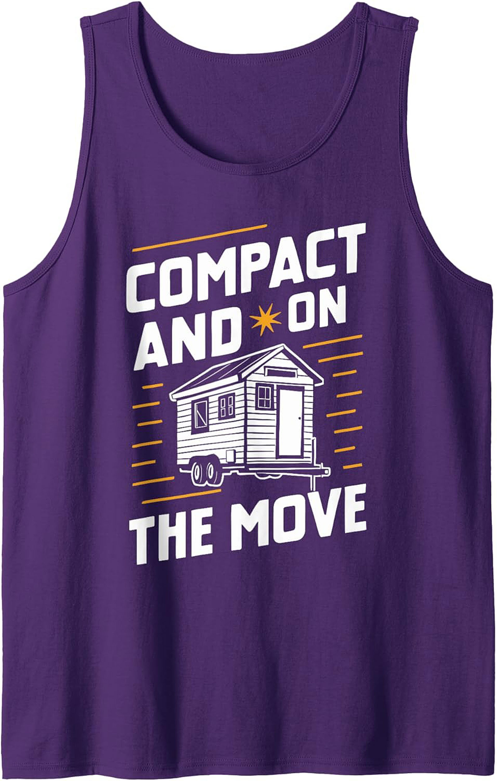 Tiny House "Compact and On The Move" Graphic Tank Top