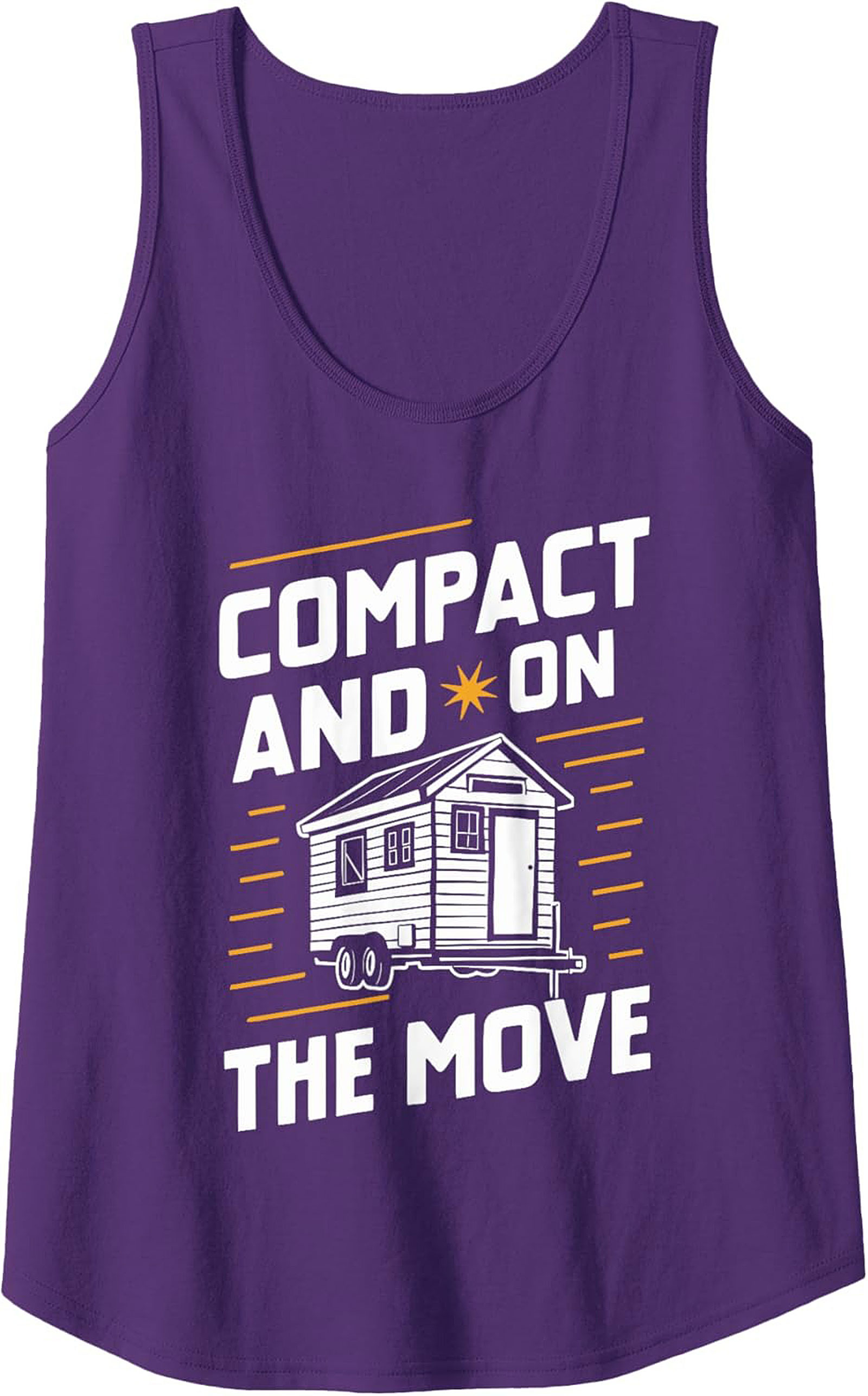 Tiny House "Compact and On The Move" Graphic Tank Top