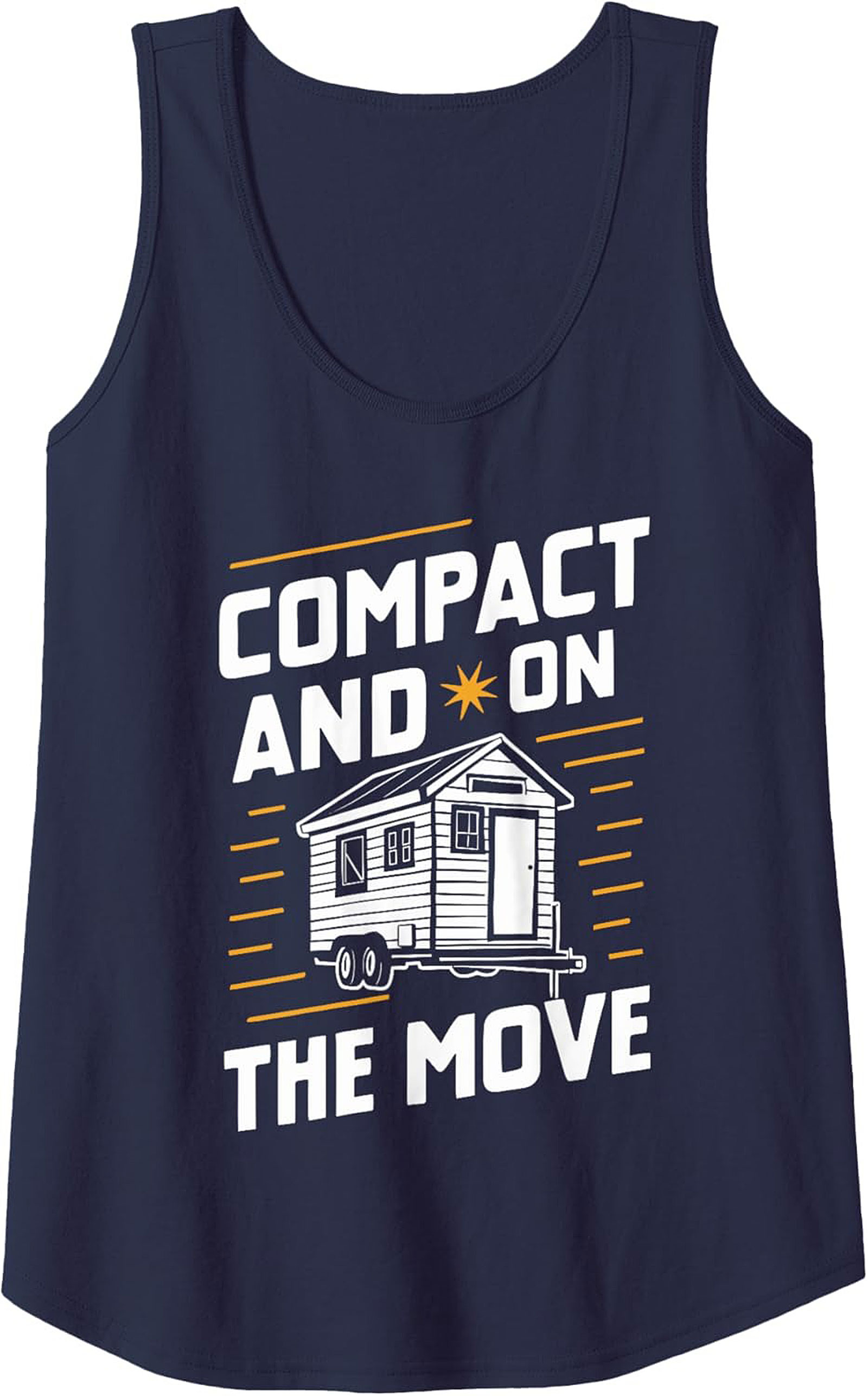 Tiny House "Compact and On The Move" Graphic Tank Top