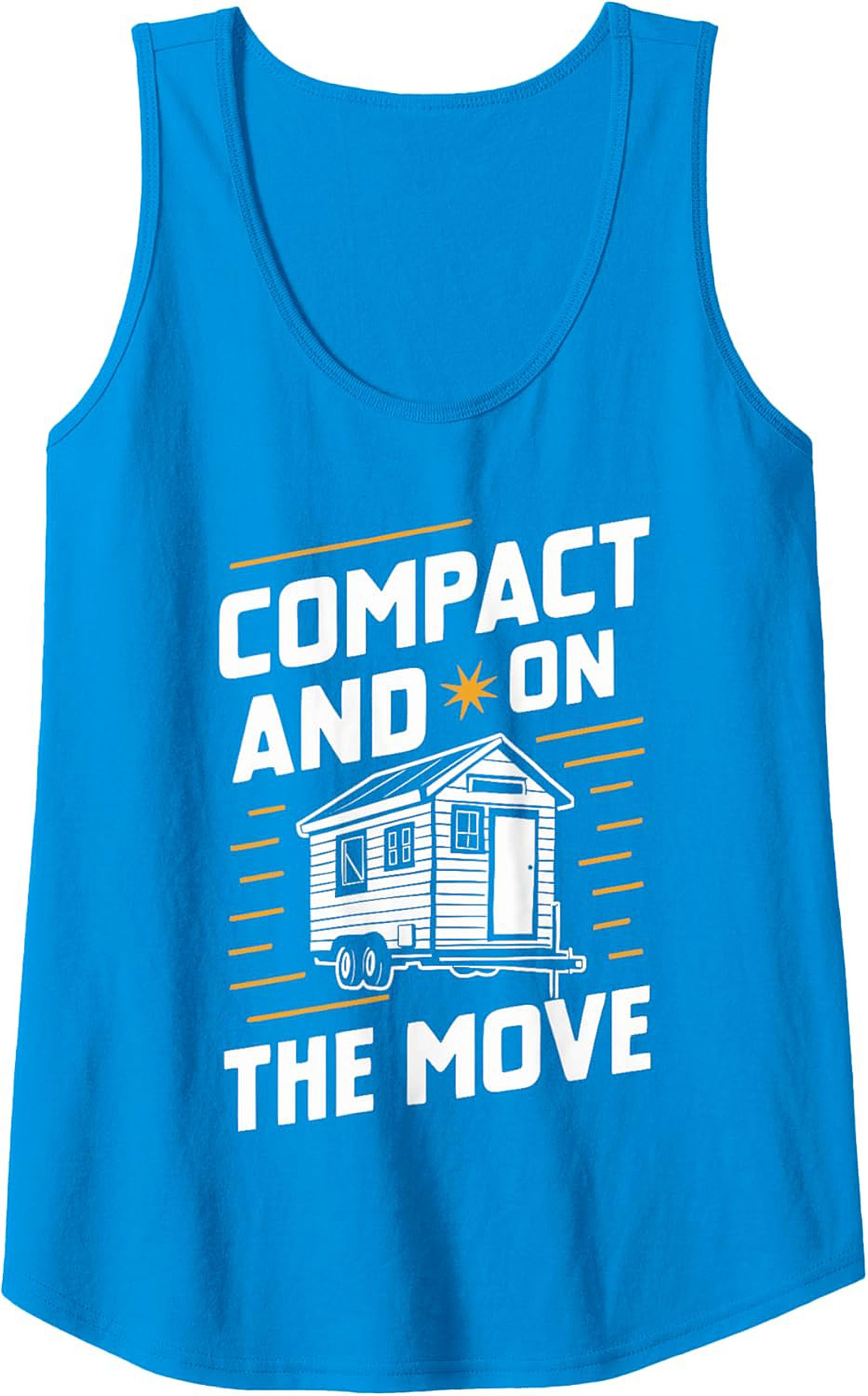 Tiny House "Compact and On The Move" Graphic Tank Top