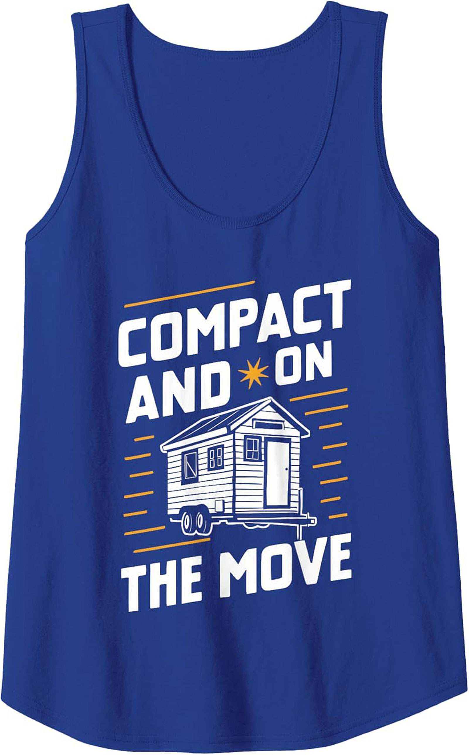 Tiny House "Compact and On The Move" Graphic Tank Top