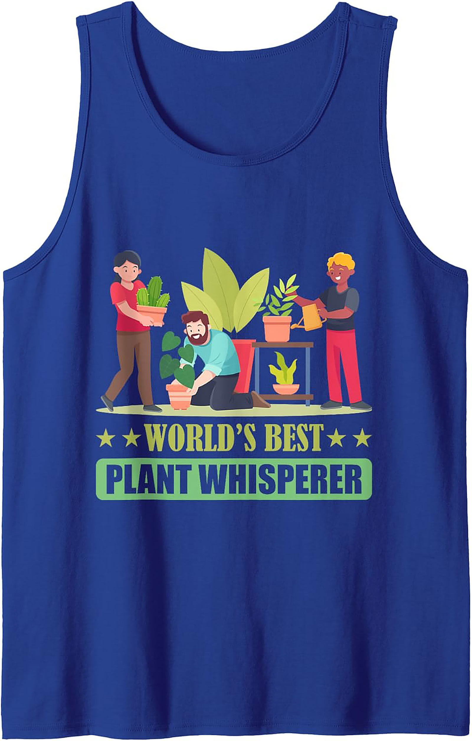World's Best Plant Whisperer Tank Top | Funny Gardener Gift