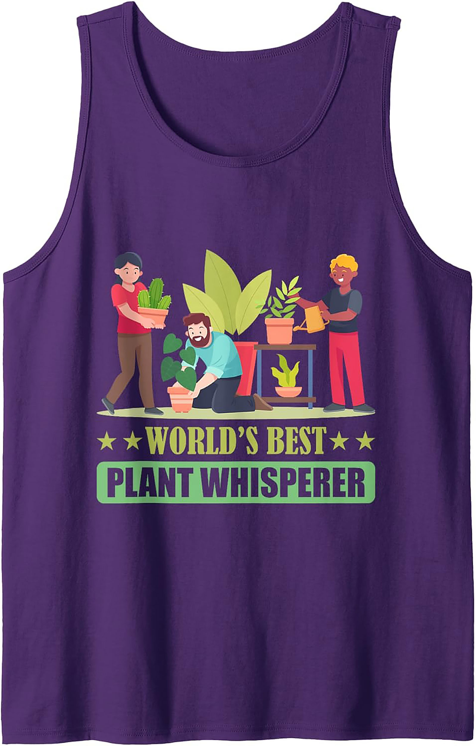 World's Best Plant Whisperer Tank Top | Funny Gardener Gift
