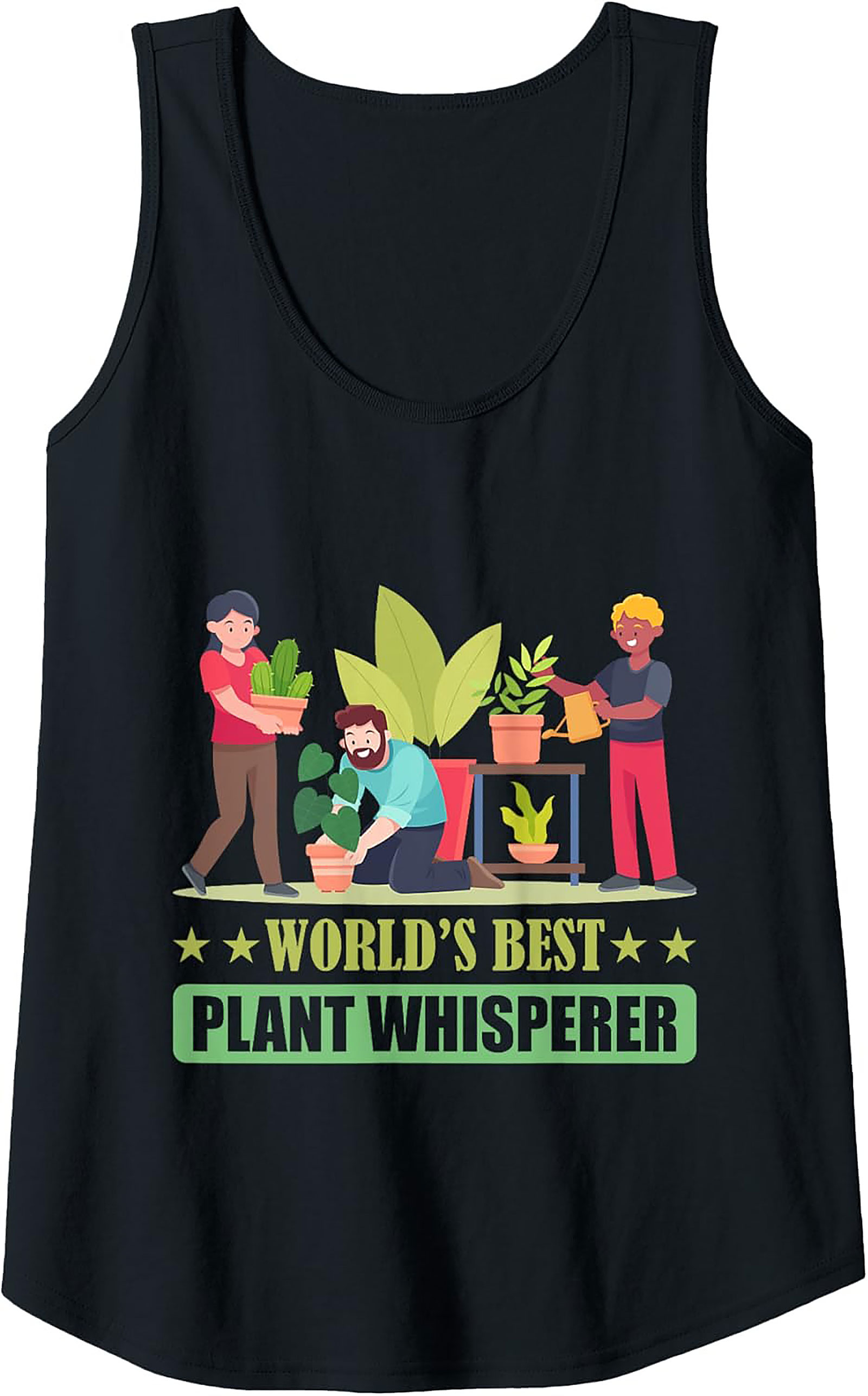 World's Best Plant Whisperer Tank Top | Funny Gardener Gift