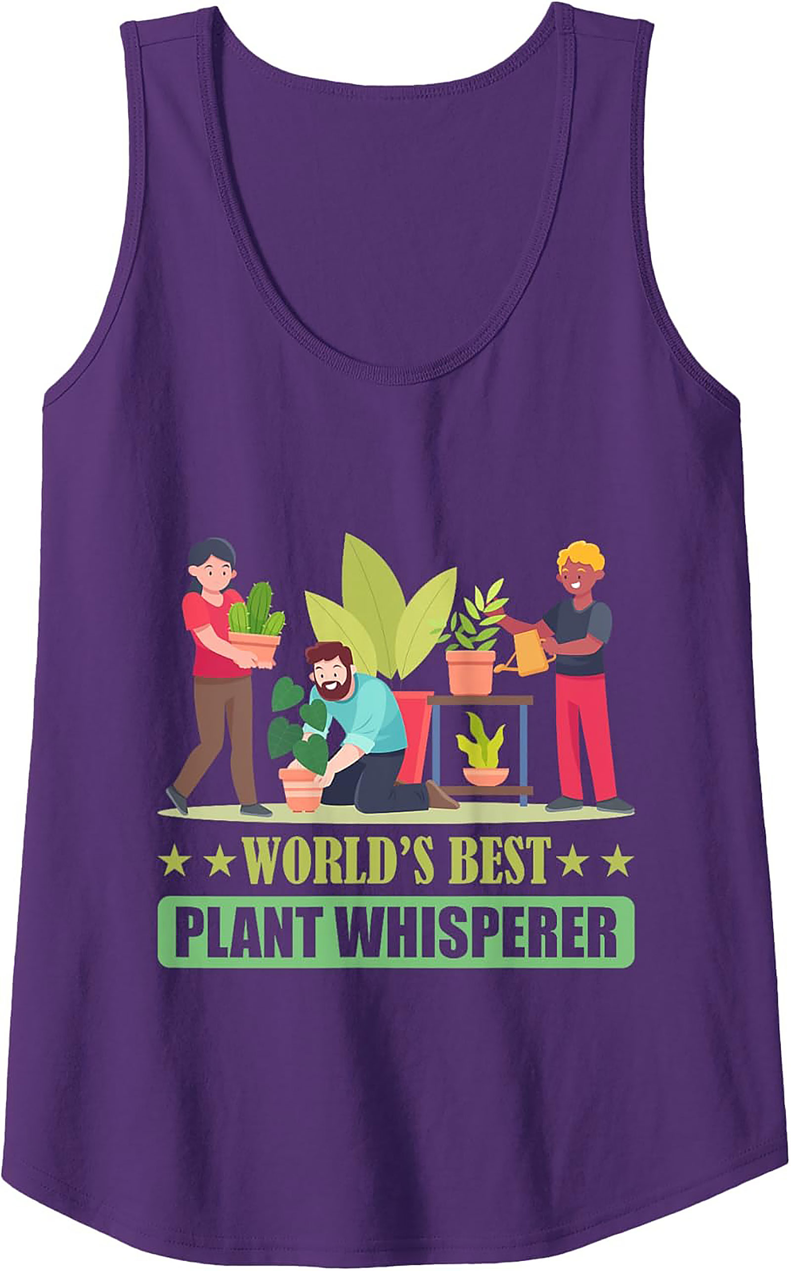 World's Best Plant Whisperer Tank Top | Funny Gardener Gift