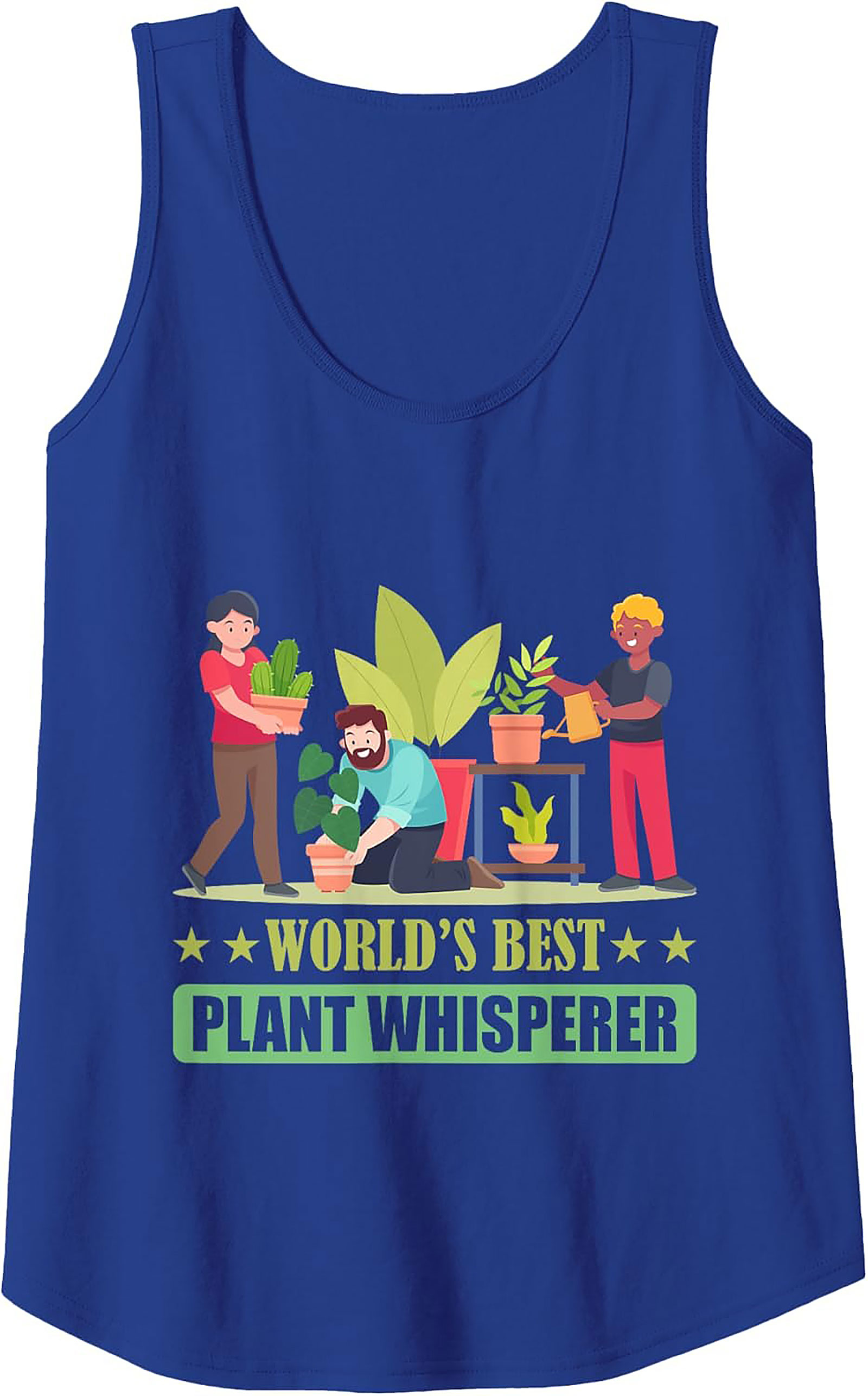 World's Best Plant Whisperer Tank Top | Funny Gardener Gift