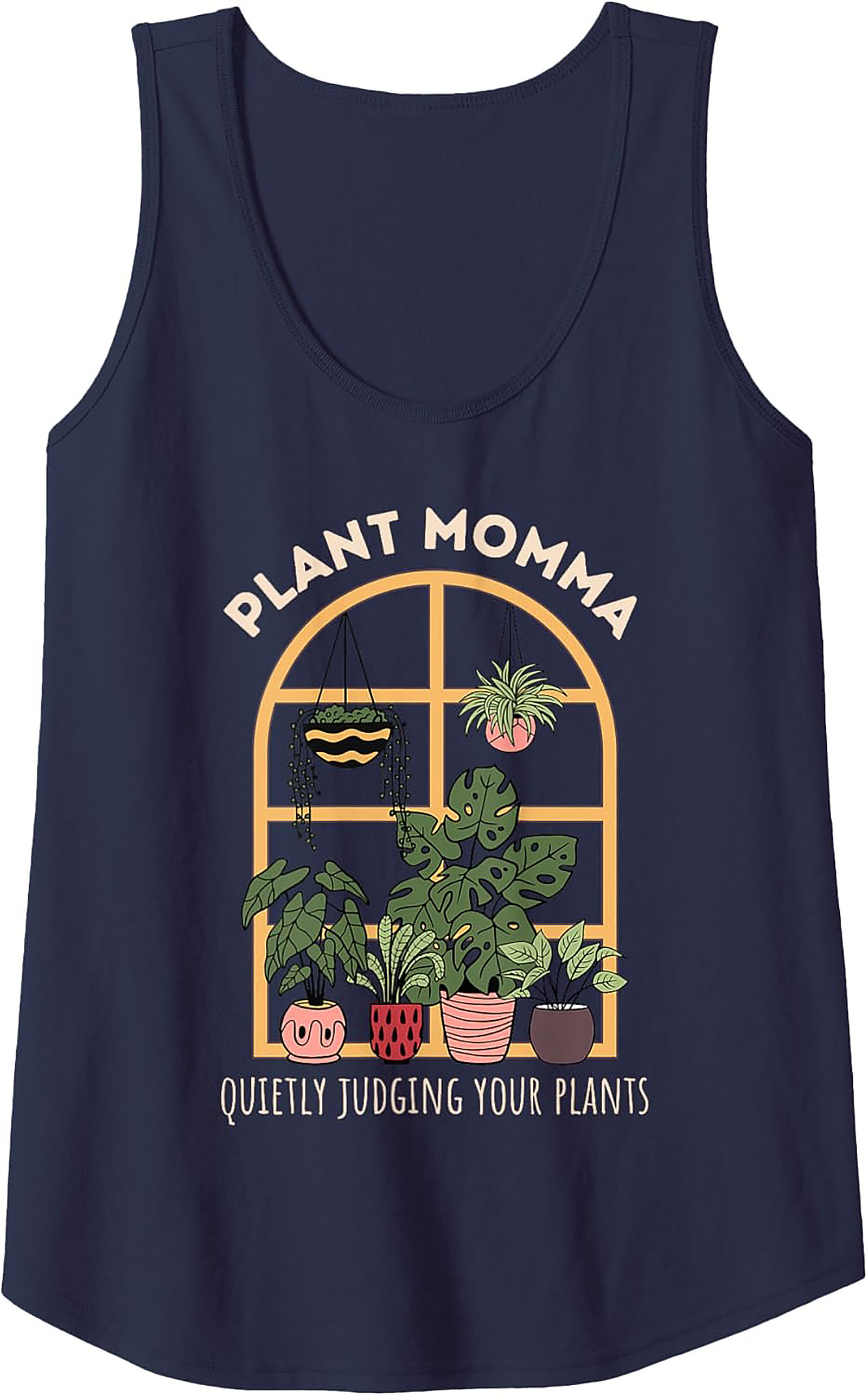 Plant Momma Tank Top - Funny Gardening Sleeveless Shirt