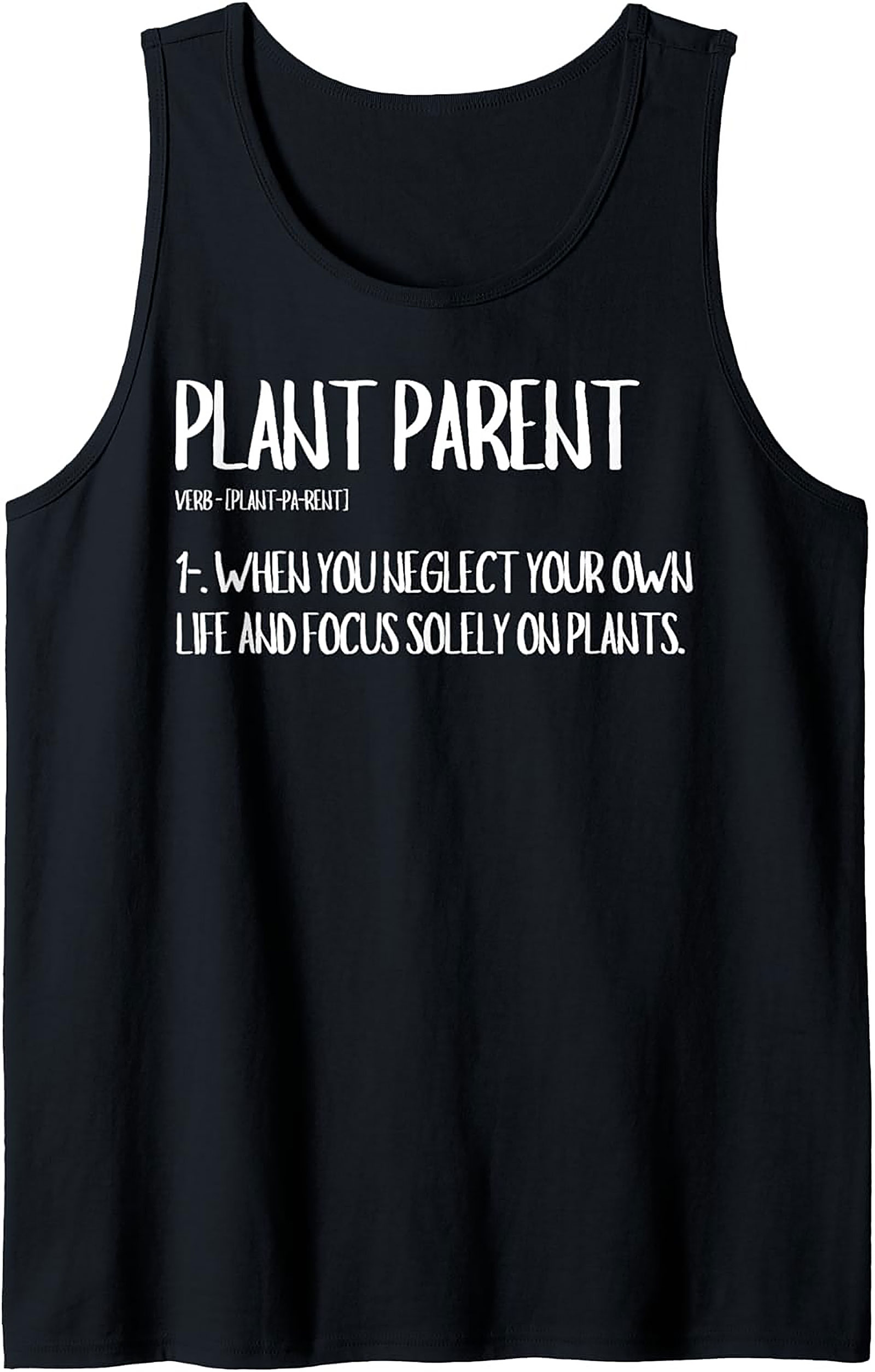Funny Plant Parent Graphic Tank Top | Breathable Cotton Tank