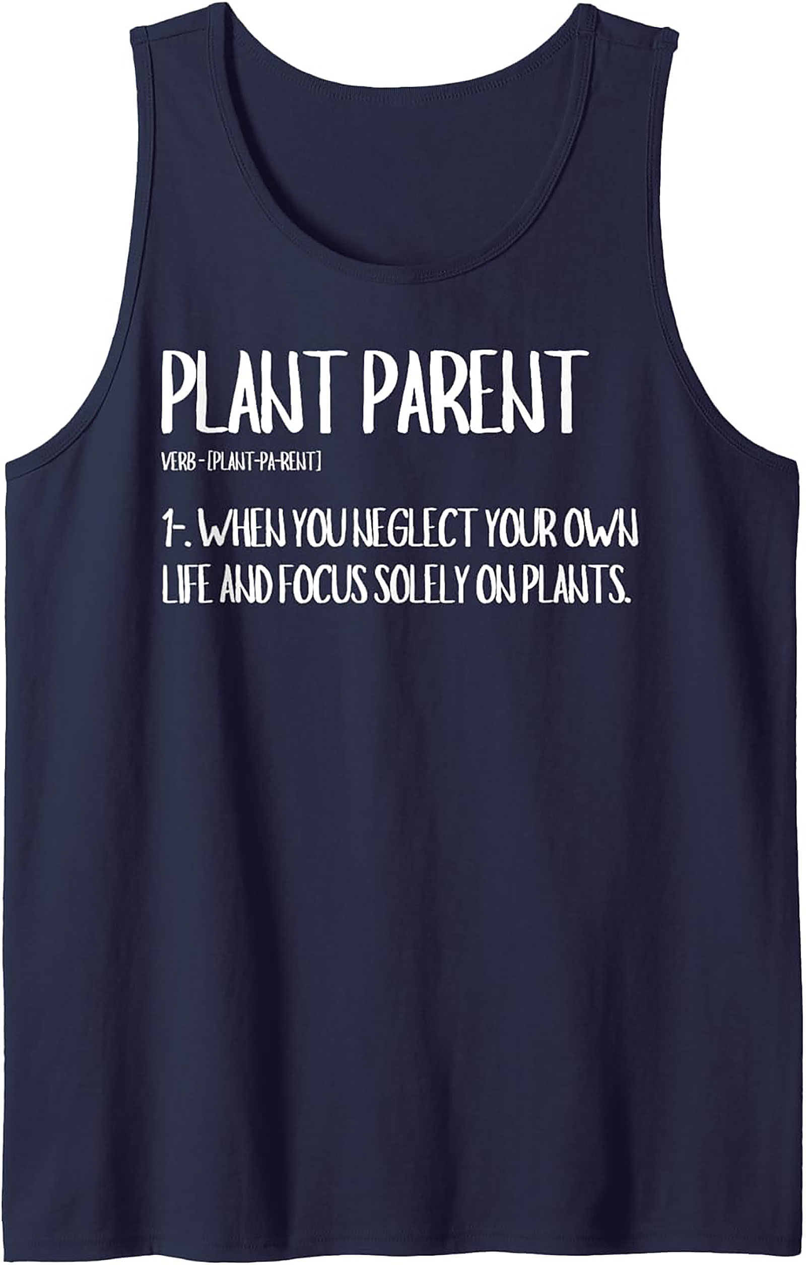 Funny Plant Parent Graphic Tank Top | Breathable Cotton Tank