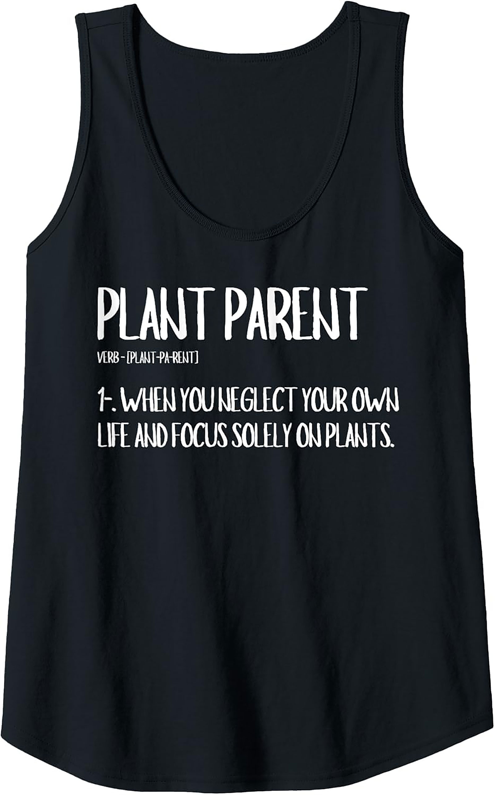 Funny Plant Parent Graphic Tank Top | Breathable Cotton Tank