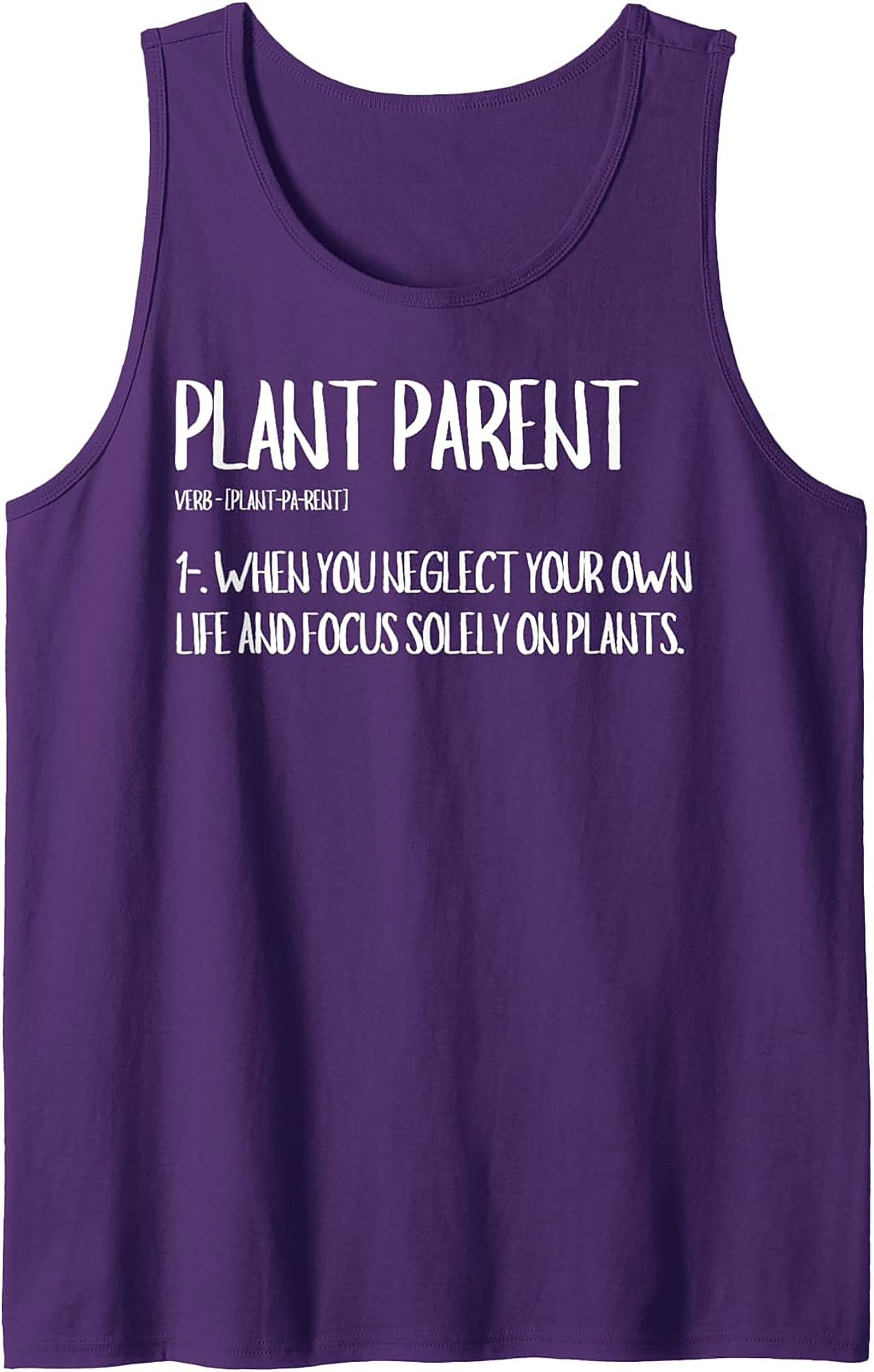 Funny Plant Parent Graphic Tank Top | Breathable Cotton Tank