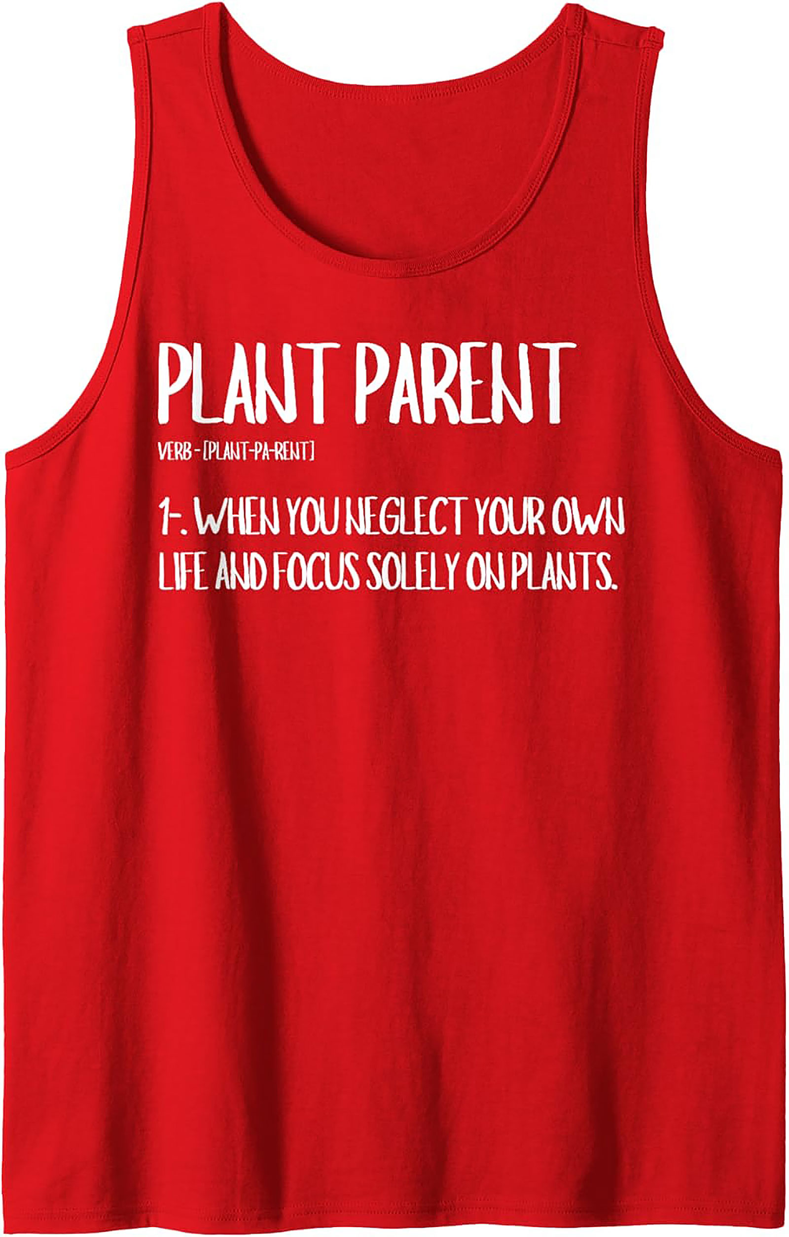 Funny Plant Parent Graphic Tank Top | Breathable Cotton Tank