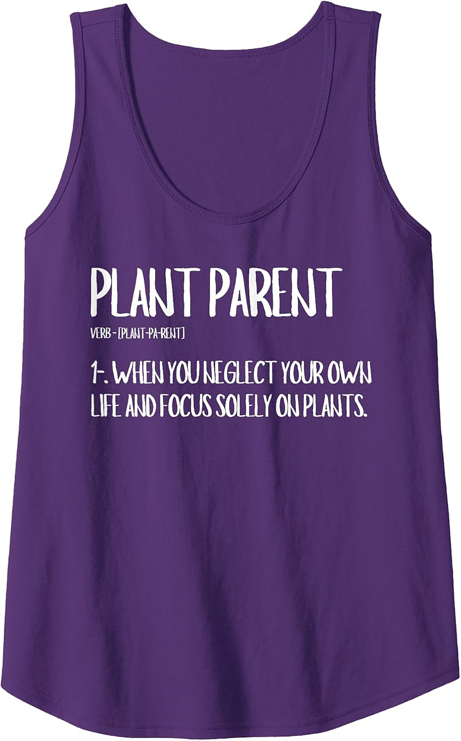 Funny Plant Parent Graphic Tank Top | Breathable Cotton Tank