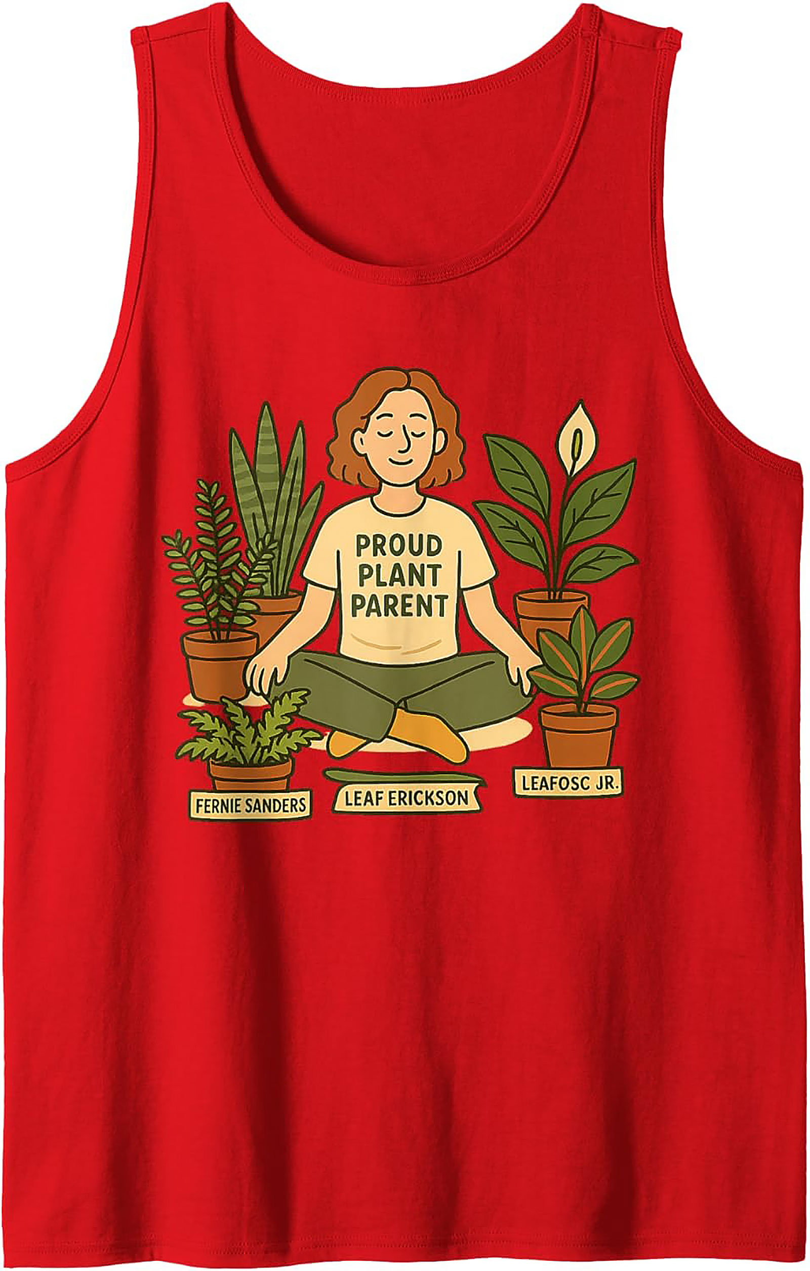 Proud Plant Parent Tank Top | Funny Gardening Graphic Tee