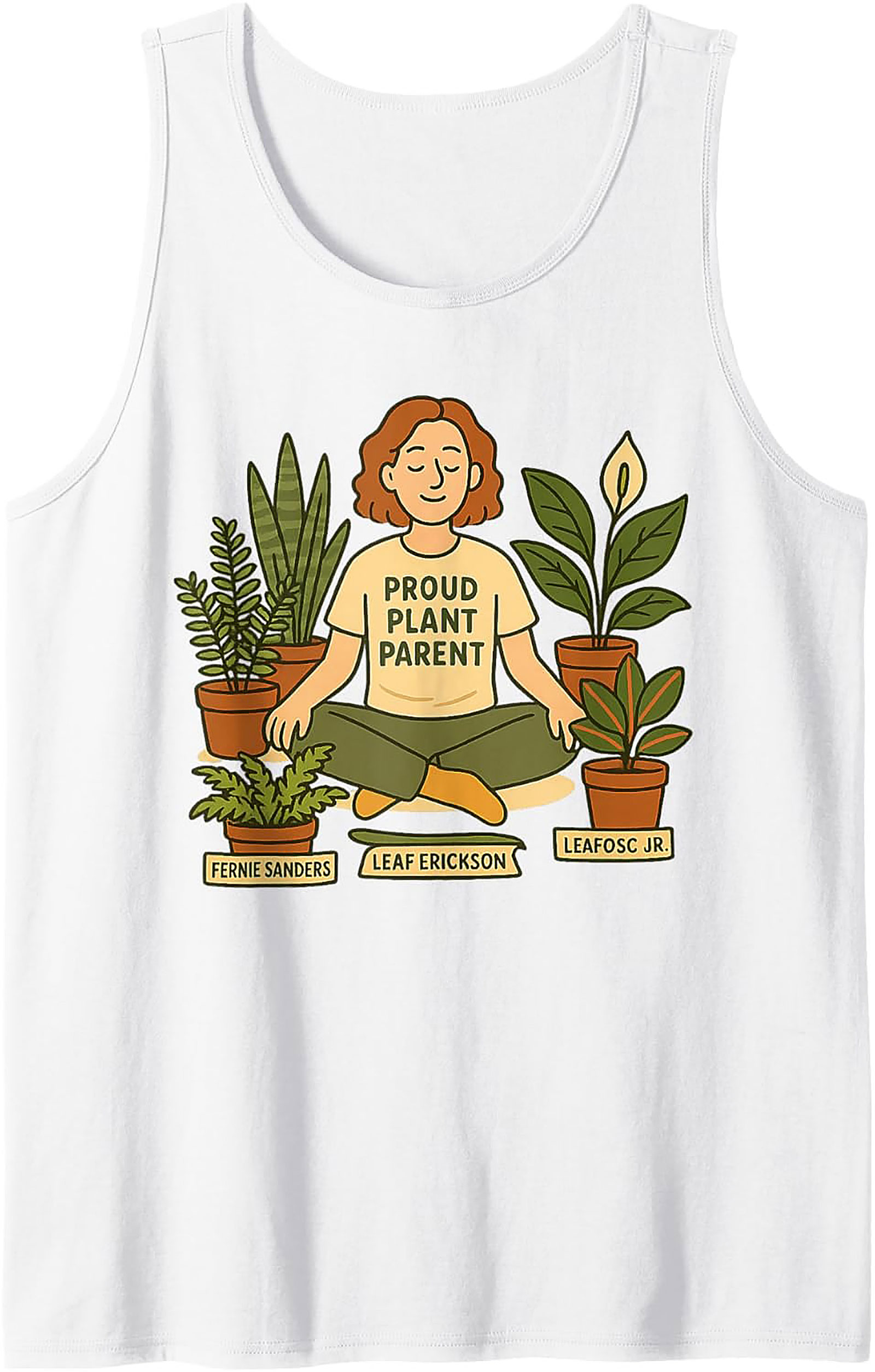 Proud Plant Parent Tank Top | Funny Gardening Graphic Tee