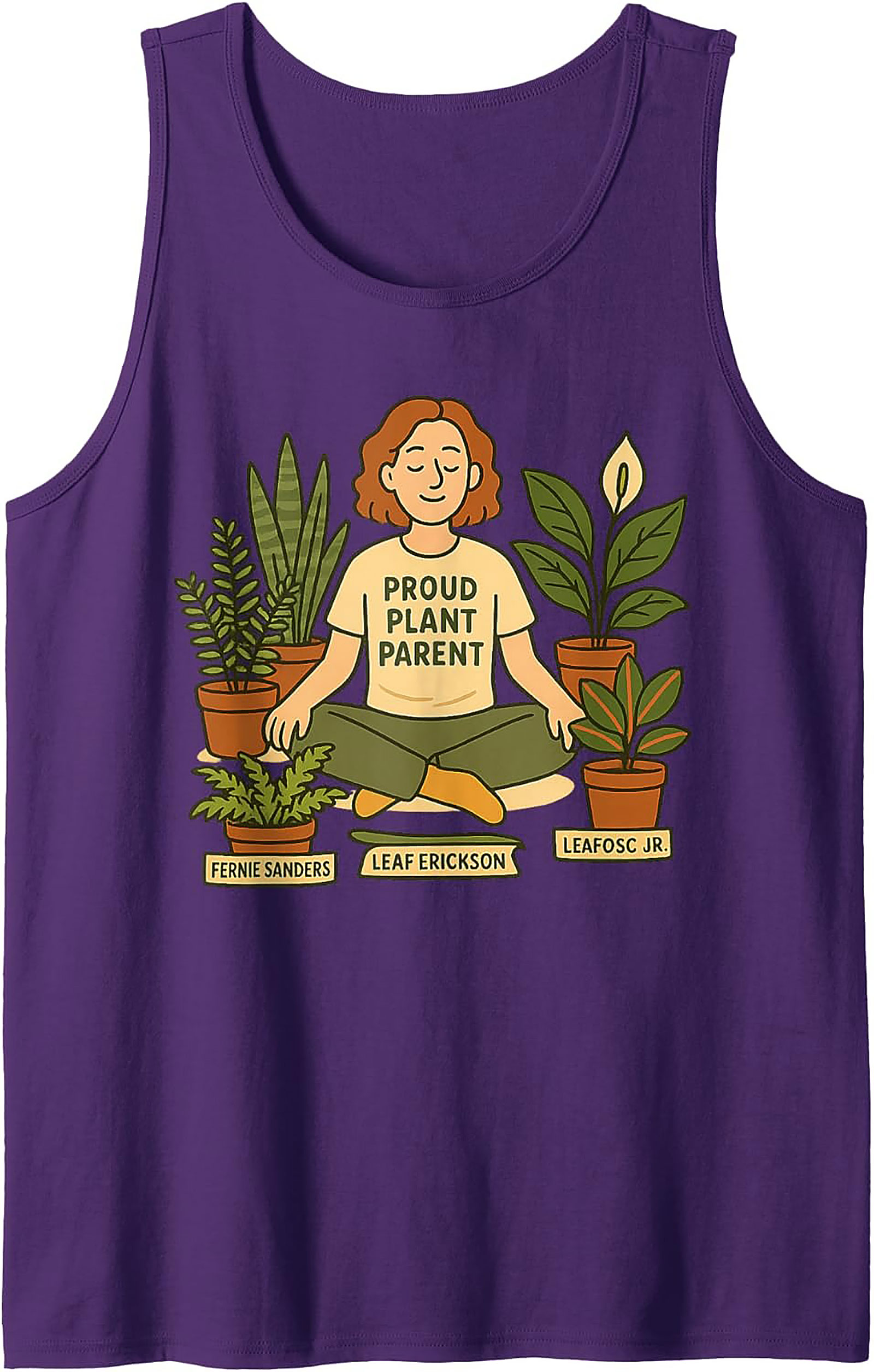 Proud Plant Parent Tank Top | Funny Gardening Graphic Tee
