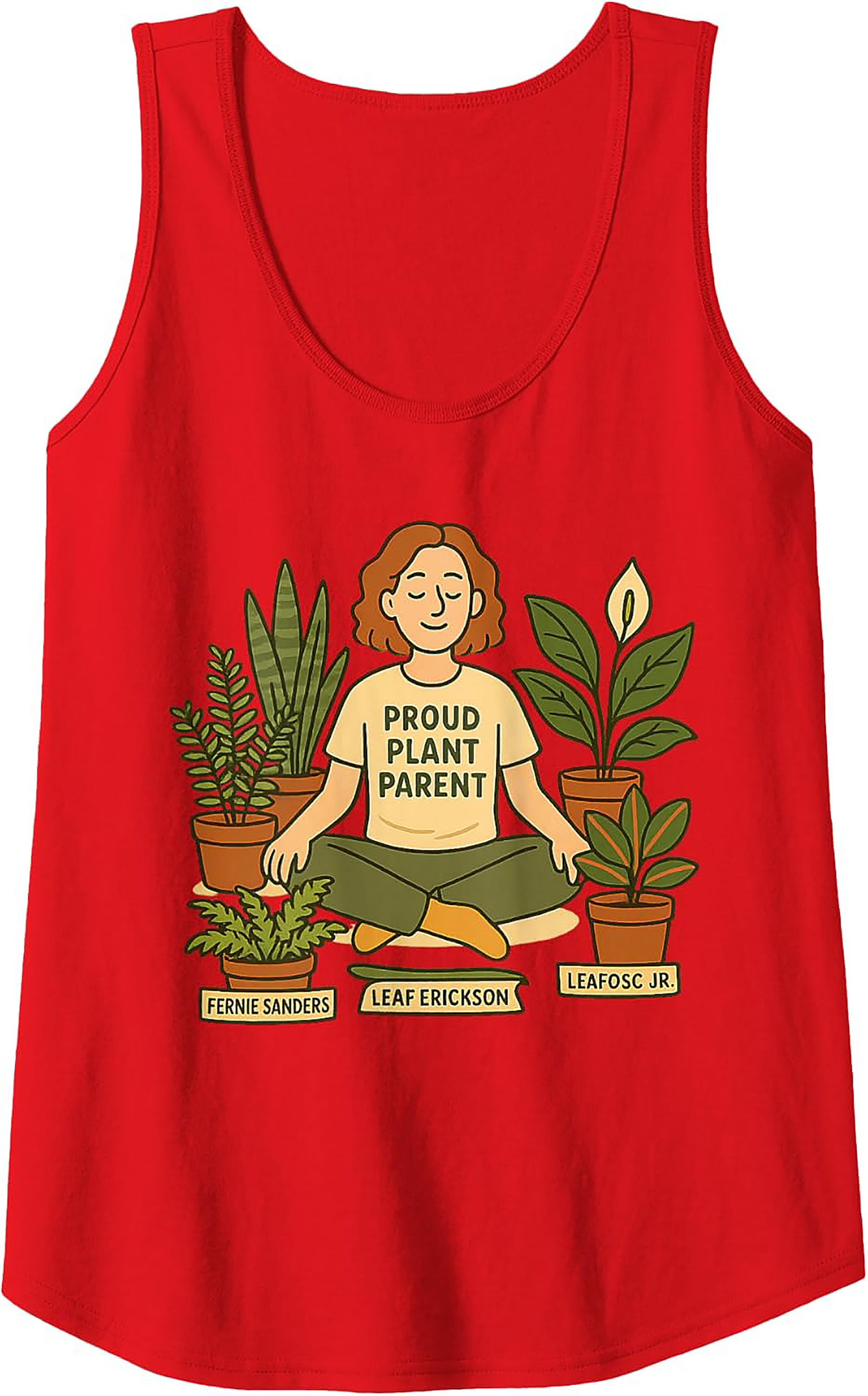 Proud Plant Parent Tank Top | Funny Gardening Graphic Tee