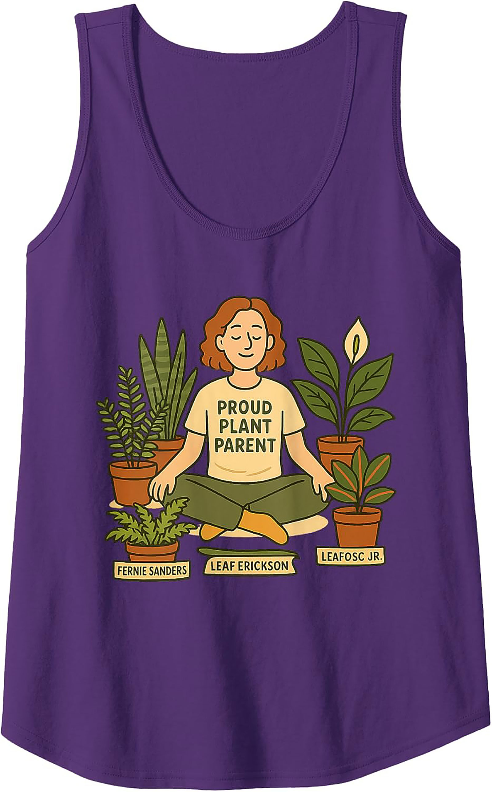 Proud Plant Parent Tank Top | Funny Gardening Graphic Tee