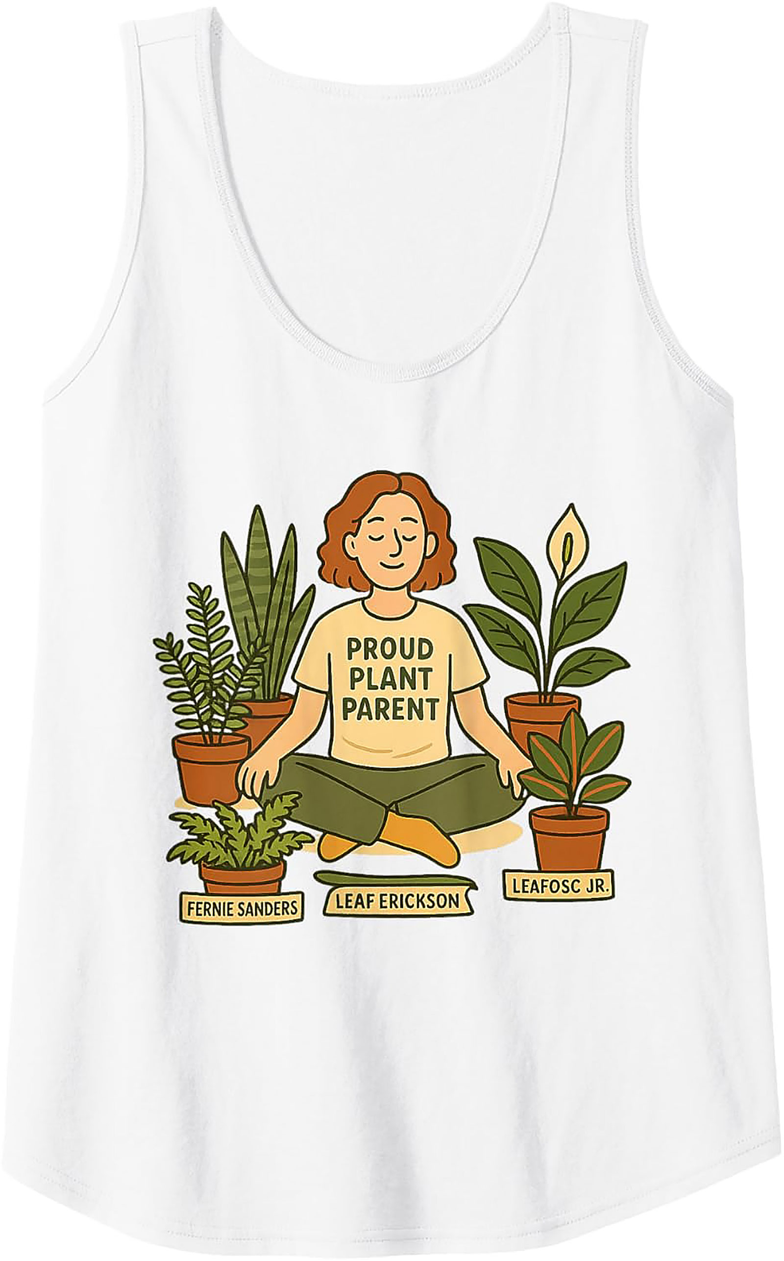 Proud Plant Parent Tank Top | Funny Gardening Graphic Tee