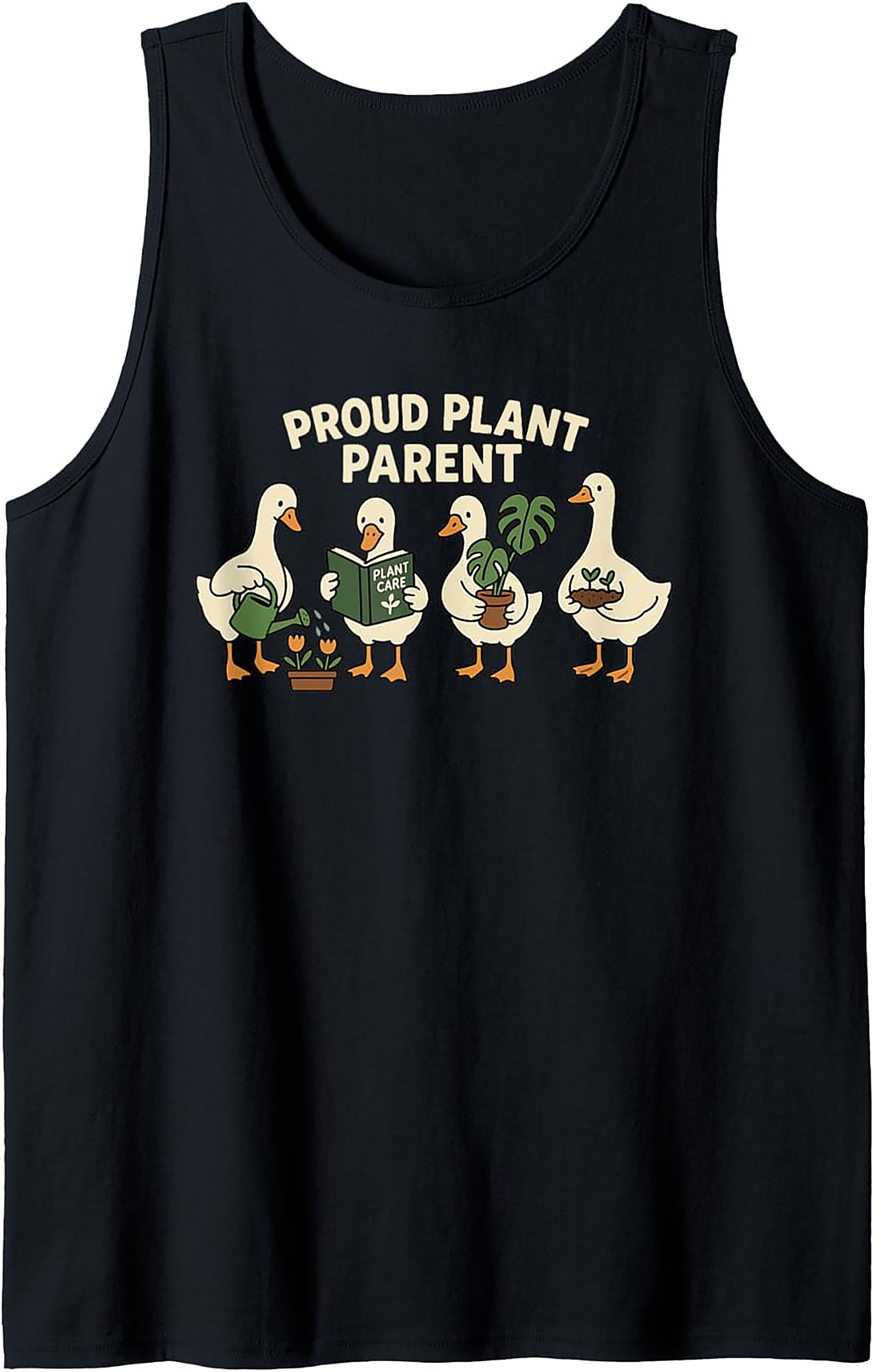 Proud Plant Parent Duck Tank Top | Cute Gardener Gift