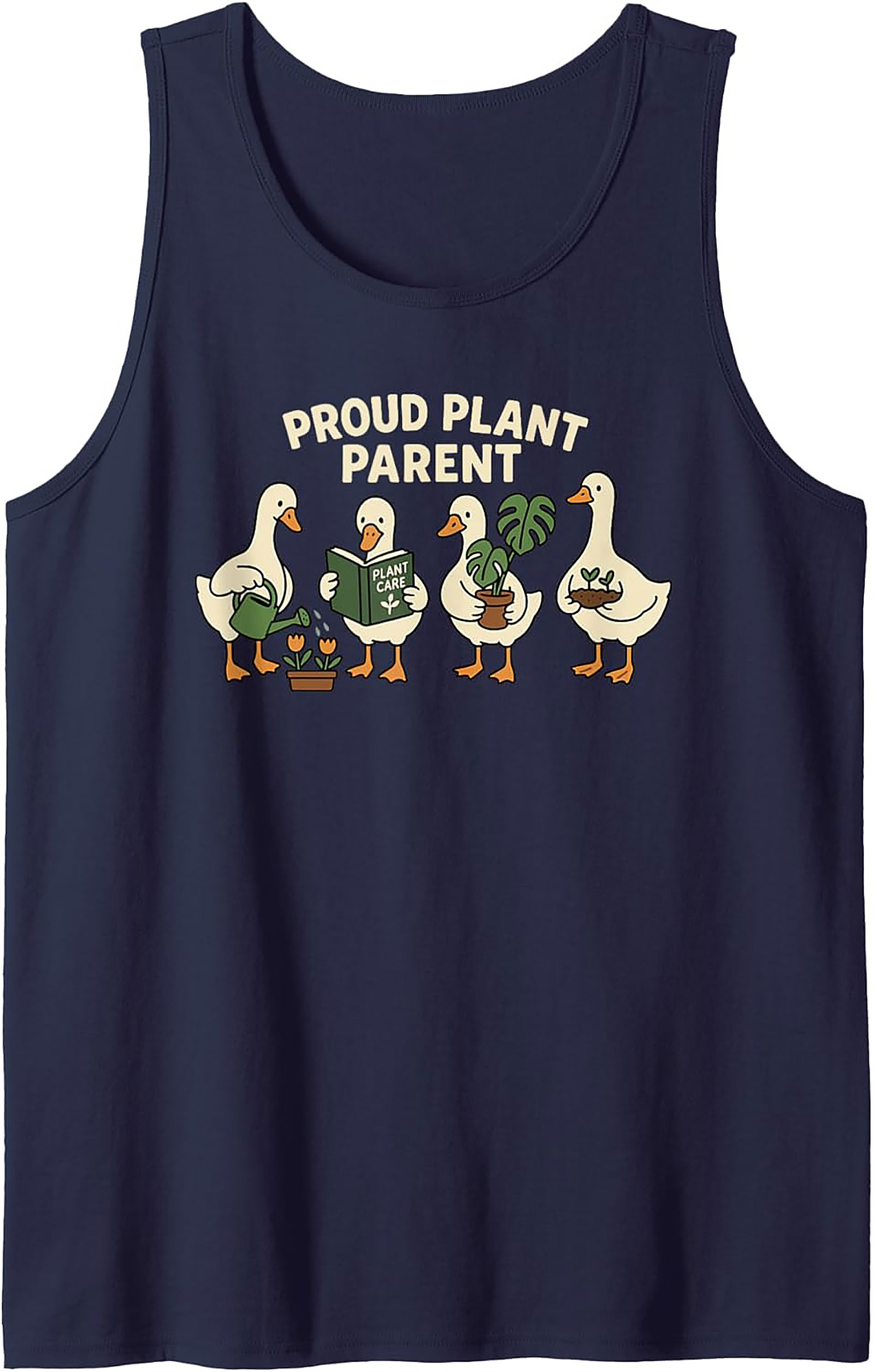 Proud Plant Parent Duck Tank Top | Cute Gardener Gift