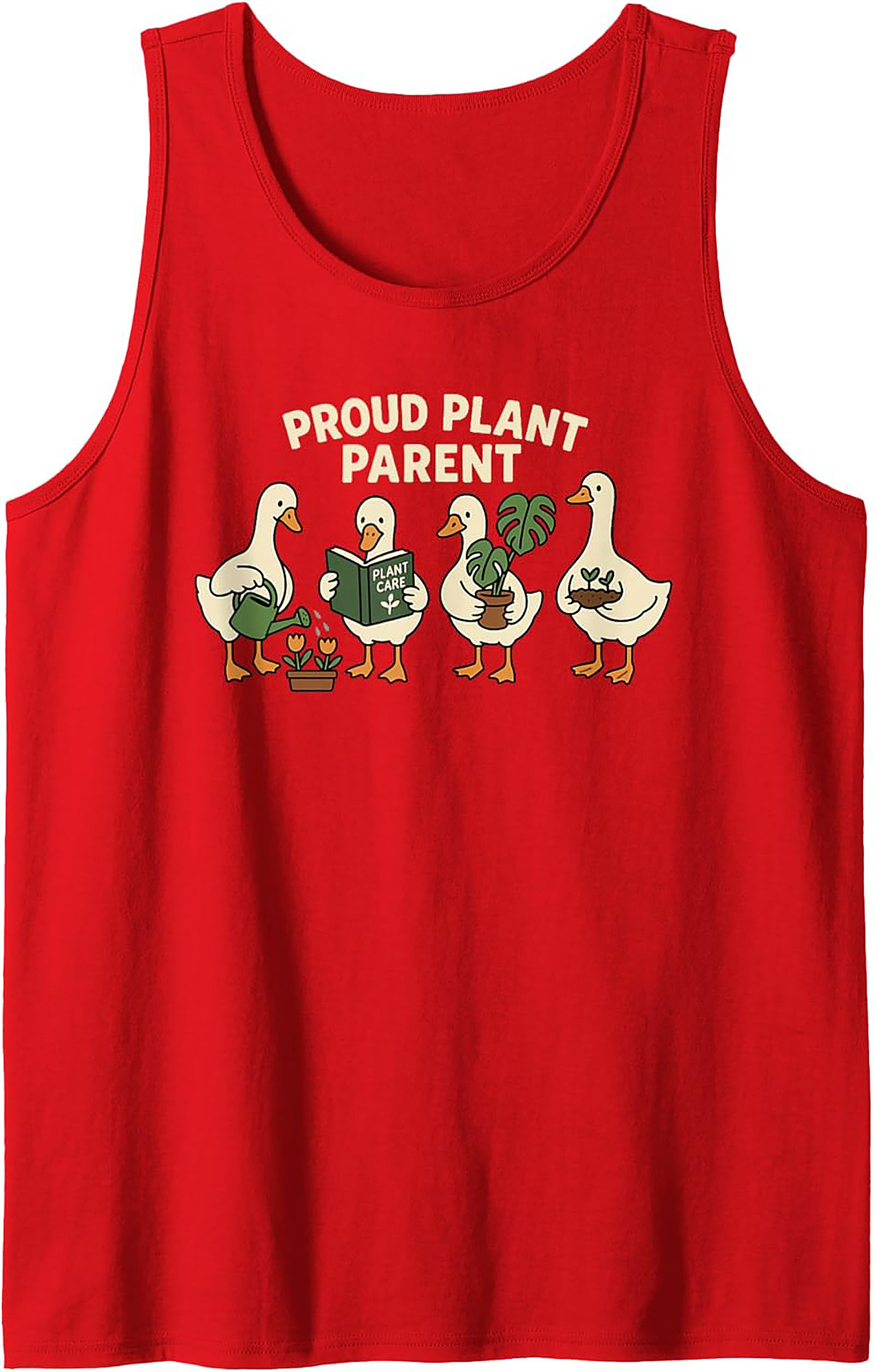 Proud Plant Parent Duck Tank Top | Cute Gardener Gift