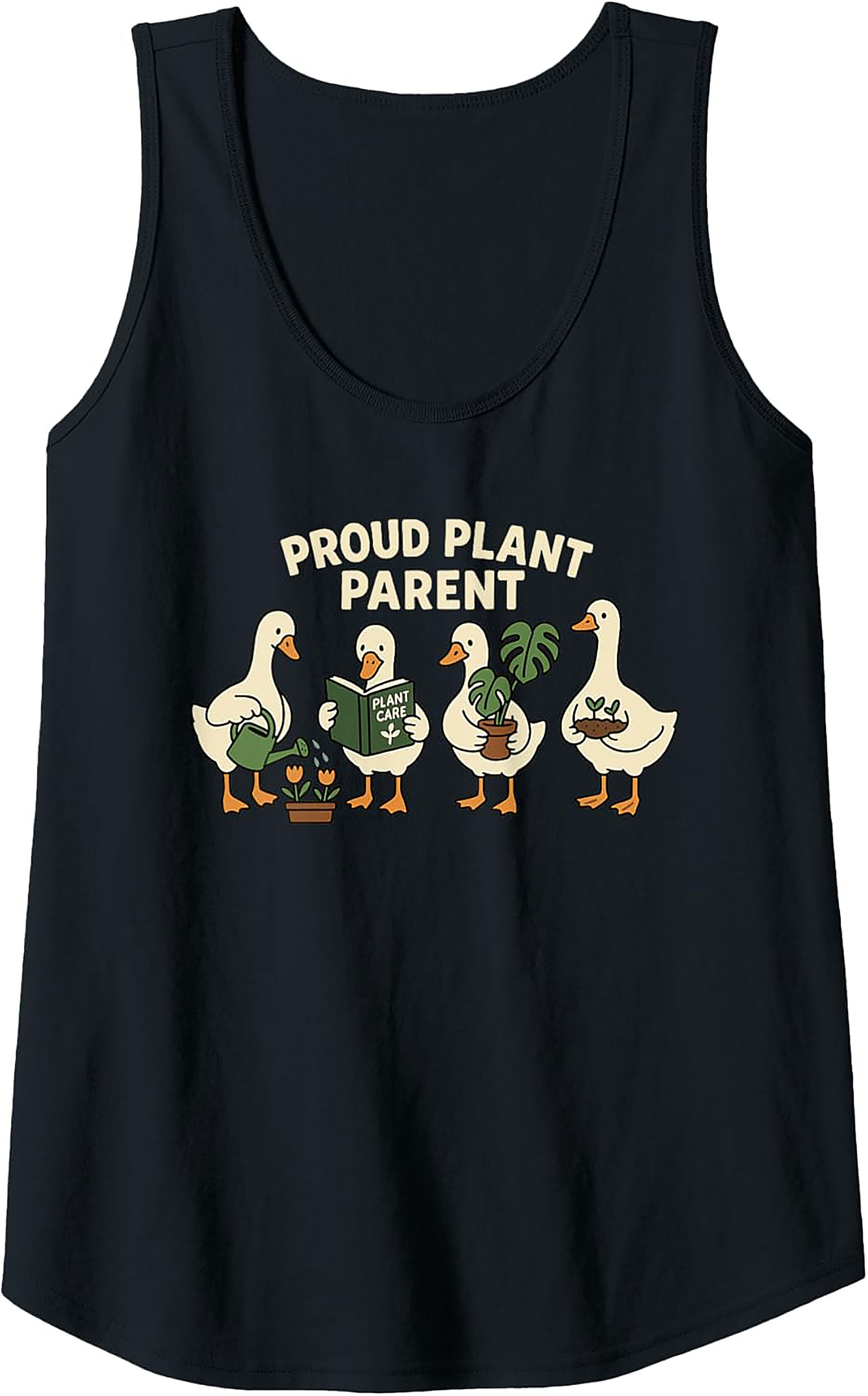 Proud Plant Parent Duck Tank Top | Cute Gardener Gift