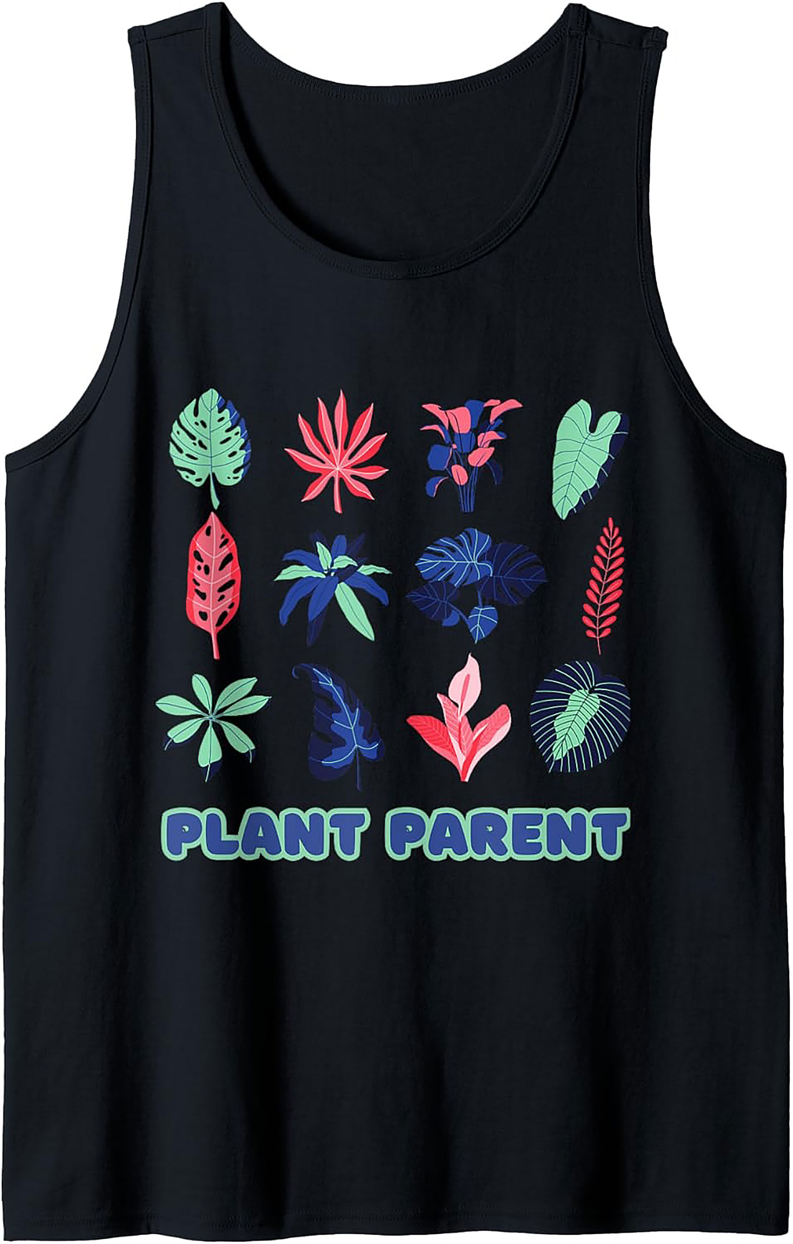 Plant Parent Tank Top | Tropical Leaf Graphic Sleeveless Tee