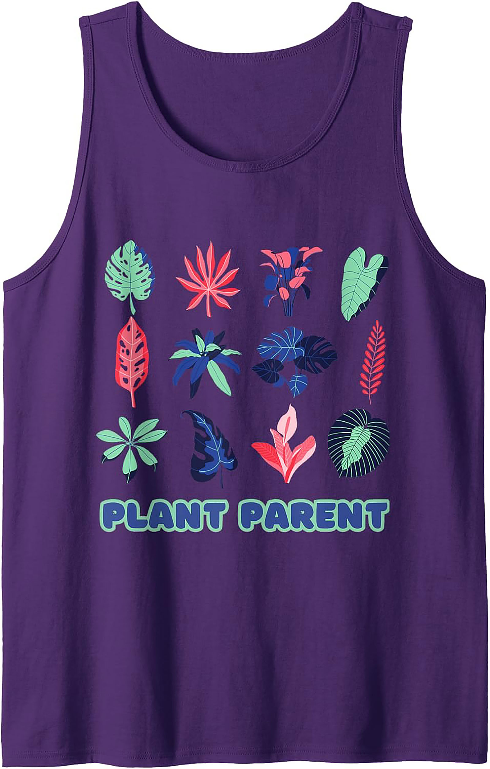 Plant Parent Tank Top | Tropical Leaf Graphic Sleeveless Tee