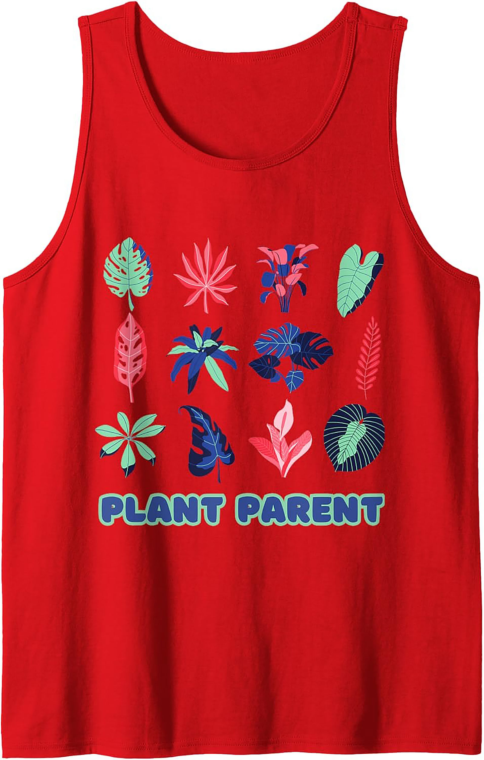 Plant Parent Tank Top | Tropical Leaf Graphic Sleeveless Tee