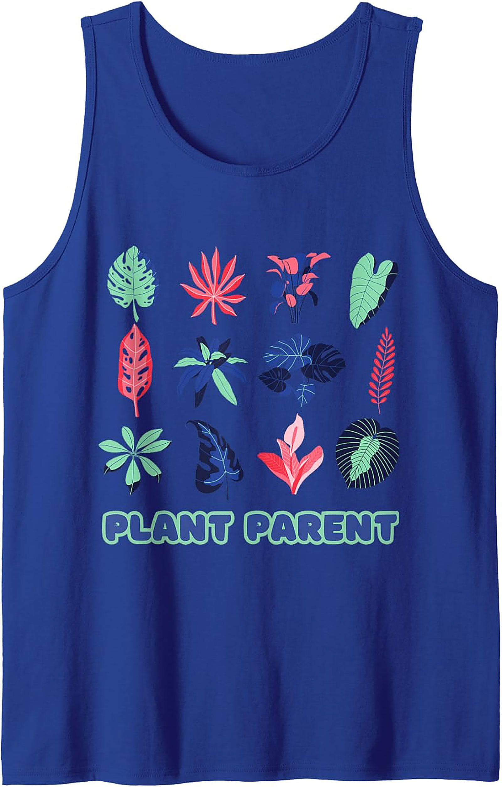 Plant Parent Tank Top | Tropical Leaf Graphic Sleeveless Tee