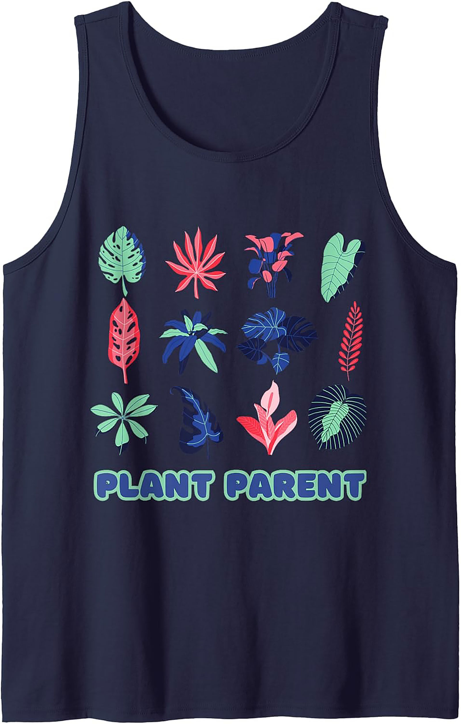 Plant Parent Tank Top | Tropical Leaf Graphic Sleeveless Tee