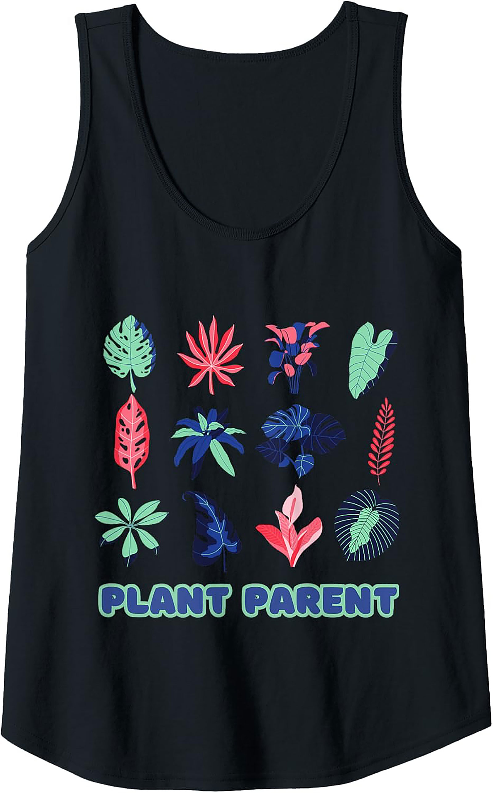 Plant Parent Tank Top | Tropical Leaf Graphic Sleeveless Tee