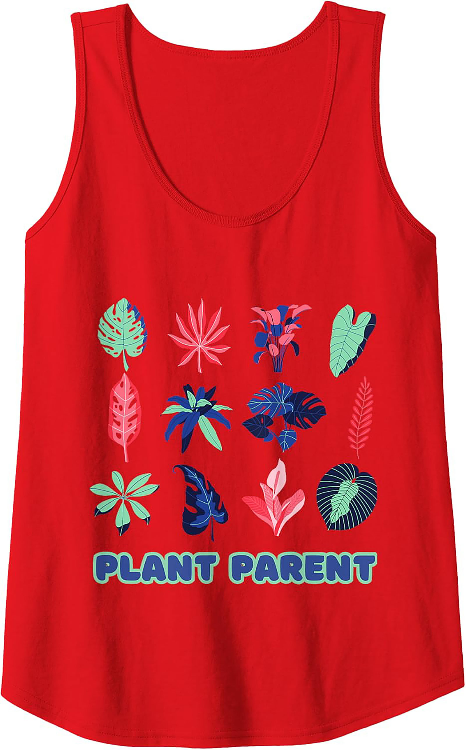 Plant Parent Tank Top | Tropical Leaf Graphic Sleeveless Tee
