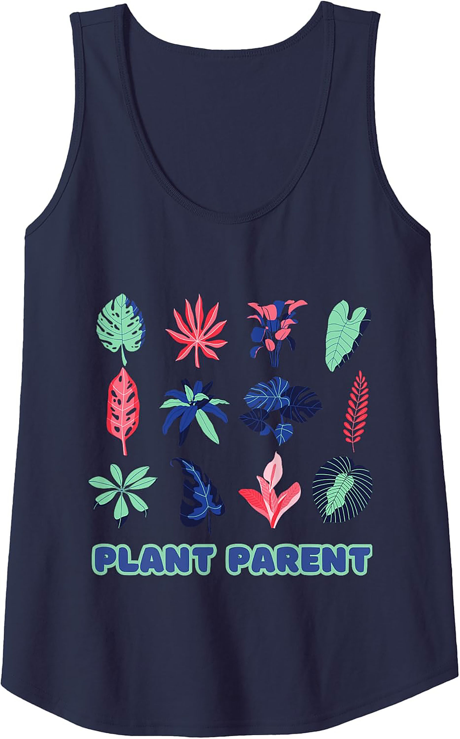 Plant Parent Tank Top | Tropical Leaf Graphic Sleeveless Tee
