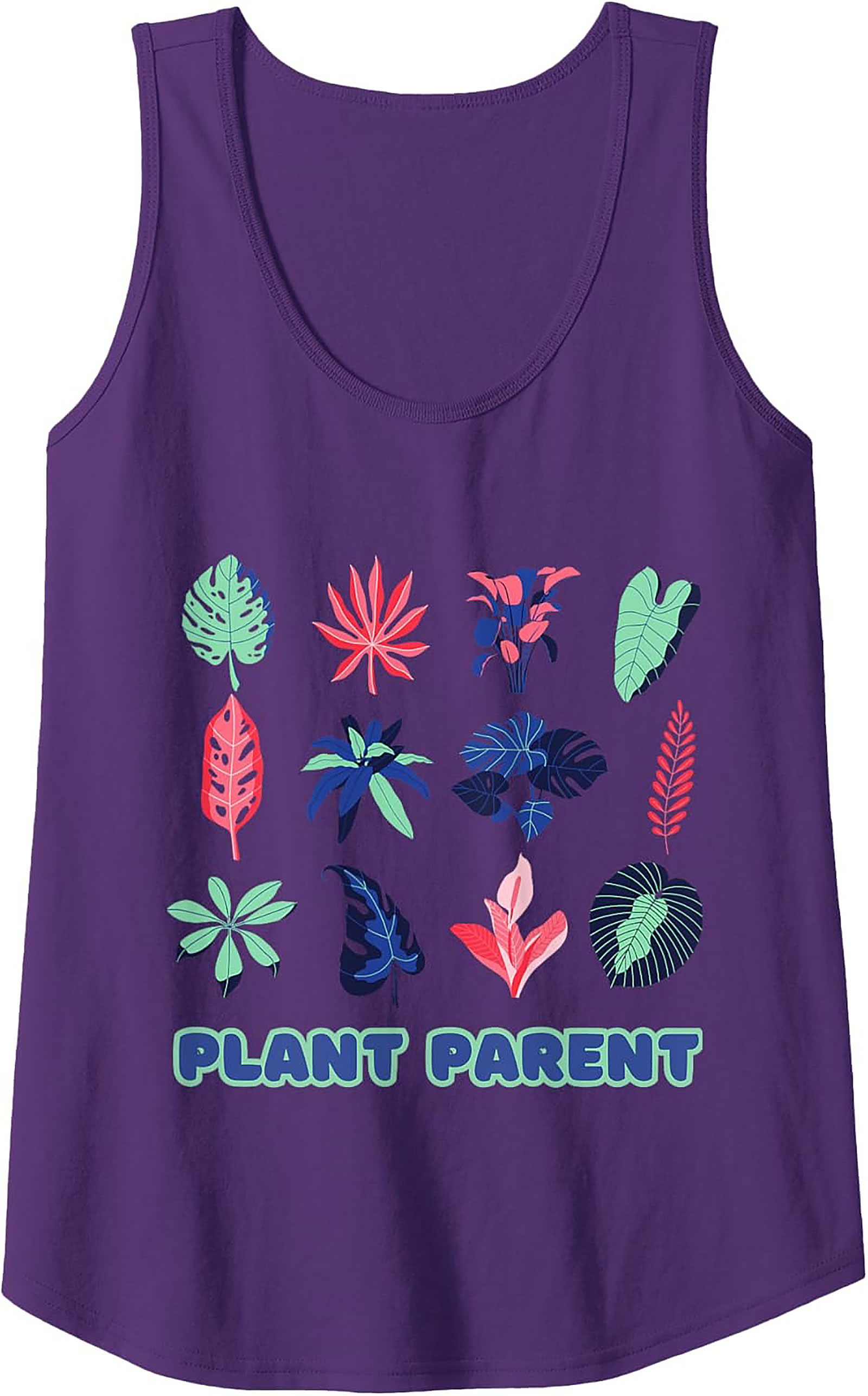 Plant Parent Tank Top | Tropical Leaf Graphic Sleeveless Tee