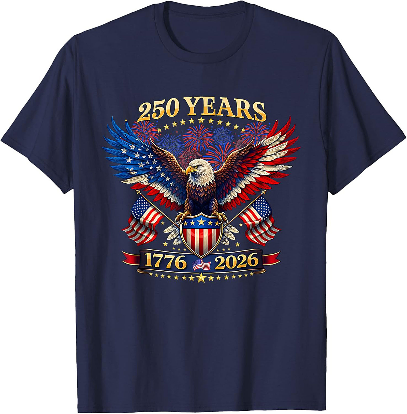America 250th Anniversary T-shirt | 1776-2026 Eagle Tee