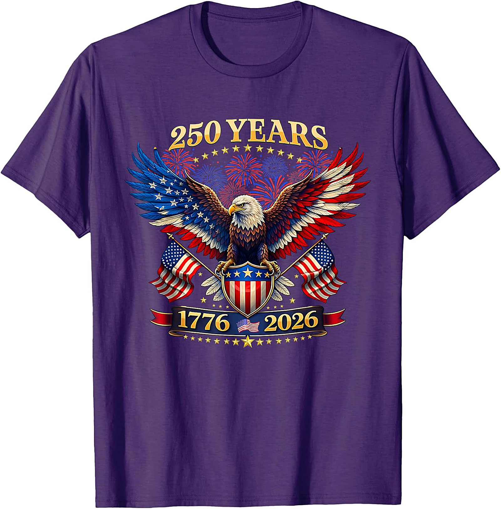 America 250th Anniversary T-shirt | 1776-2026 Eagle Tee