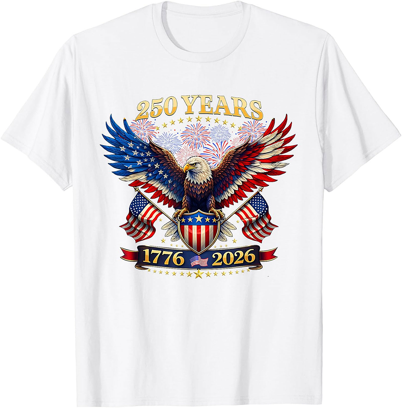 America 250th Anniversary T-shirt | 1776-2026 Eagle Tee