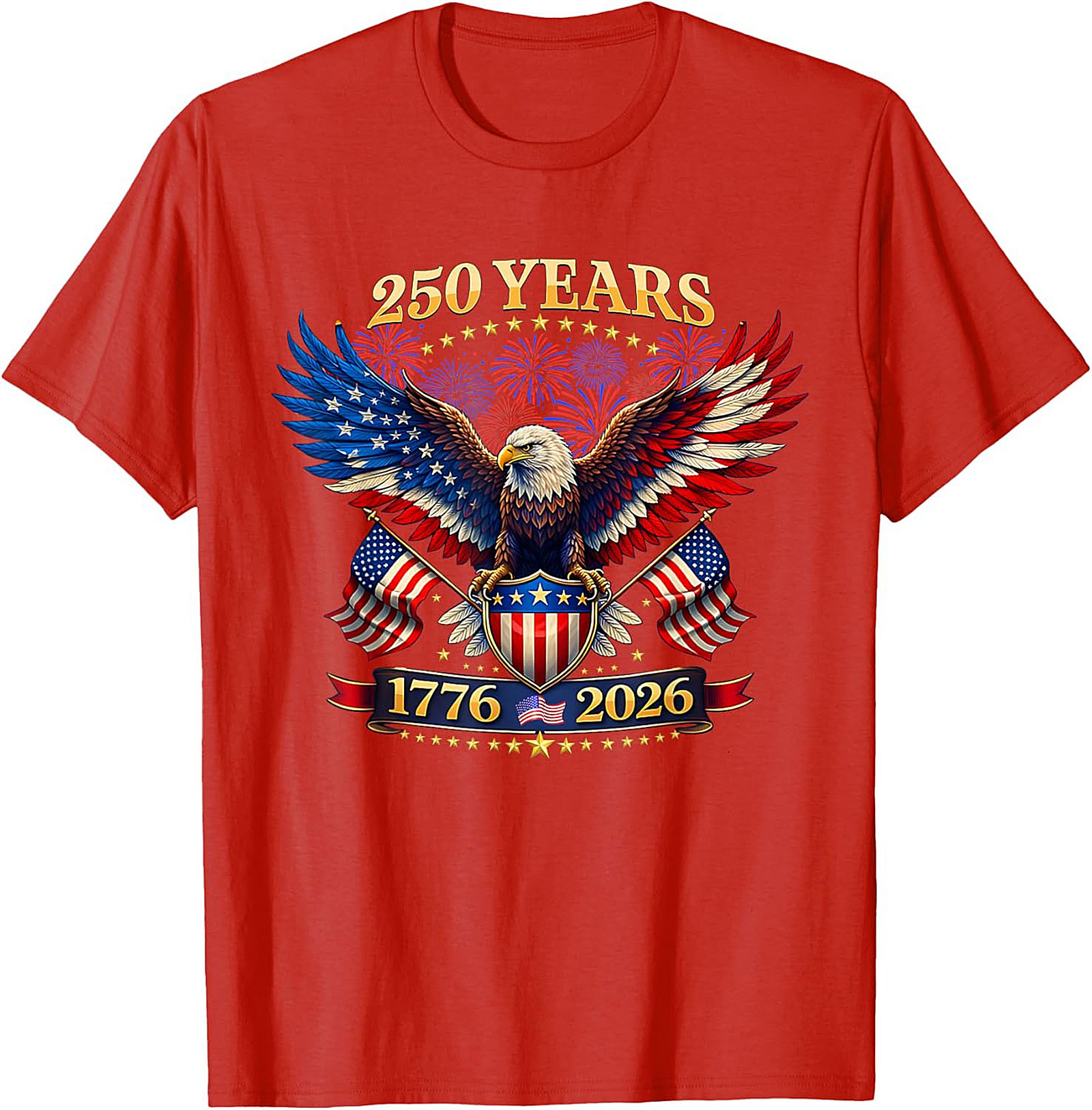 America 250th Anniversary T-shirt | 1776-2026 Eagle Tee