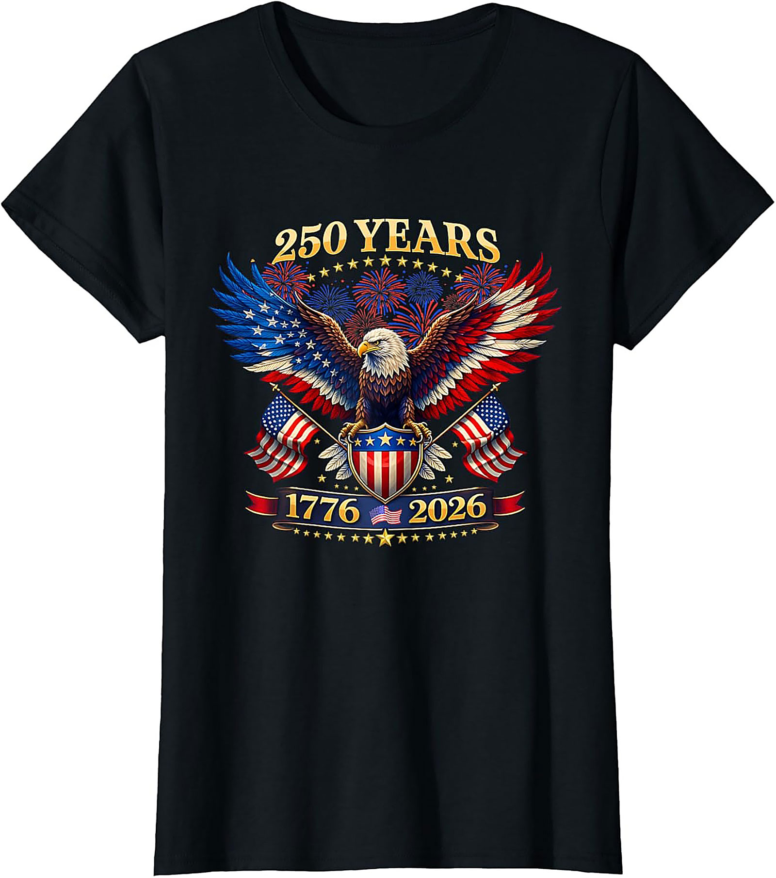 America 250th Anniversary T-shirt | 1776-2026 Eagle Tee