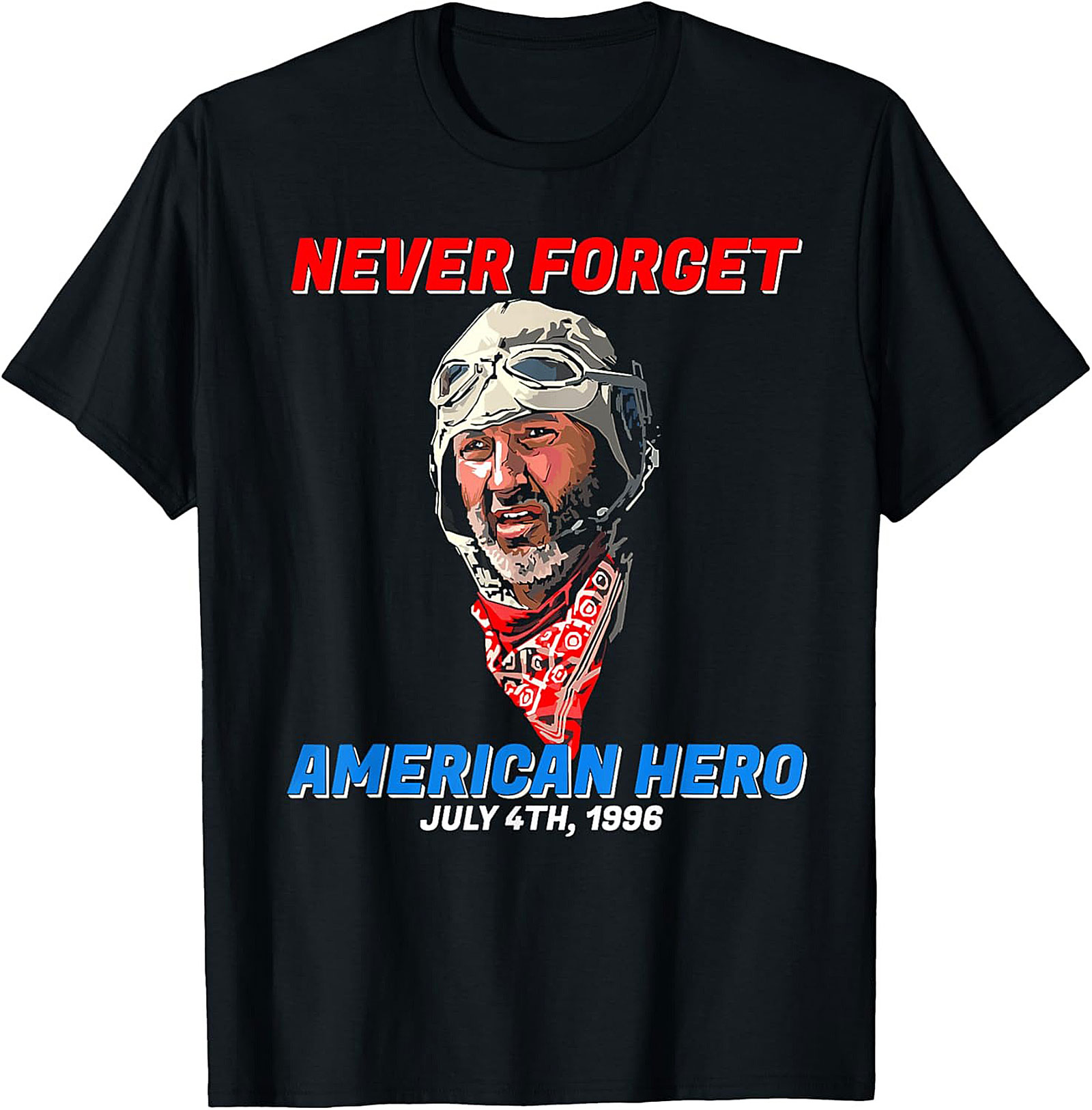 Russell Casse American Hero T-shirt | Independence Day Tee