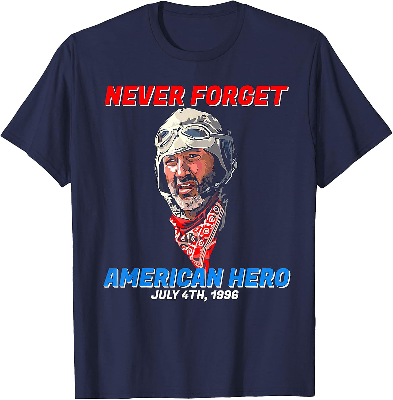 Russell Casse American Hero T-shirt | Independence Day Tee