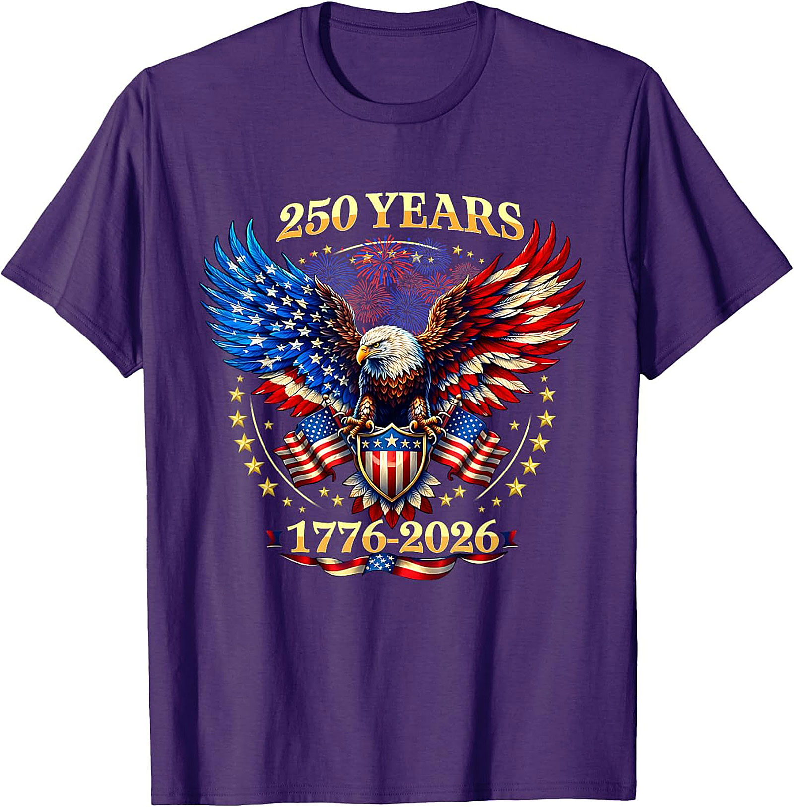 250 Years America T-Shirt | 1776-2026 Patriotic Graphic Tee