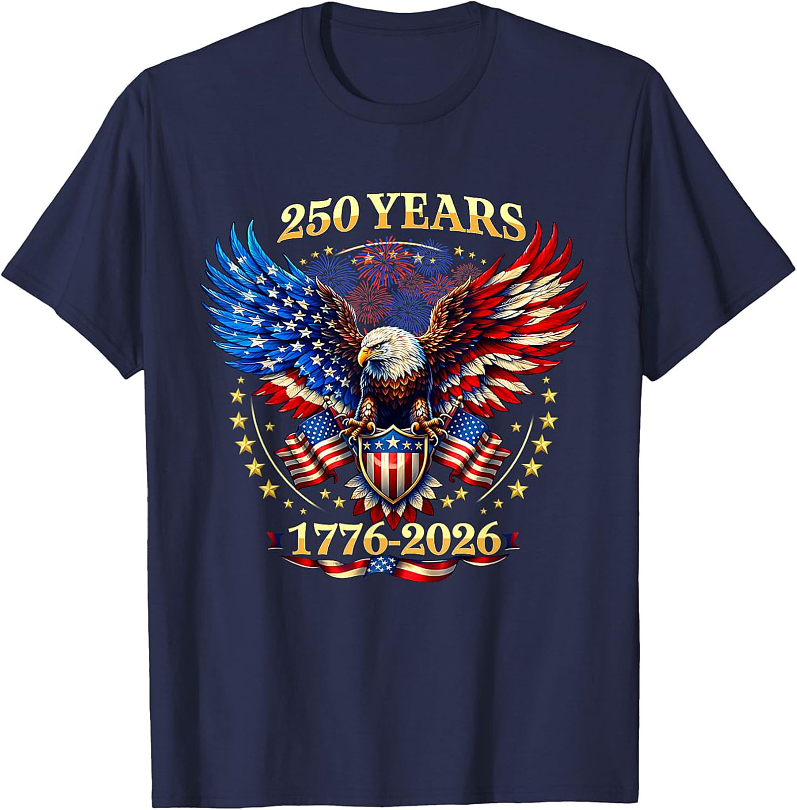 250 Years America T-Shirt | 1776-2026 Patriotic Graphic Tee